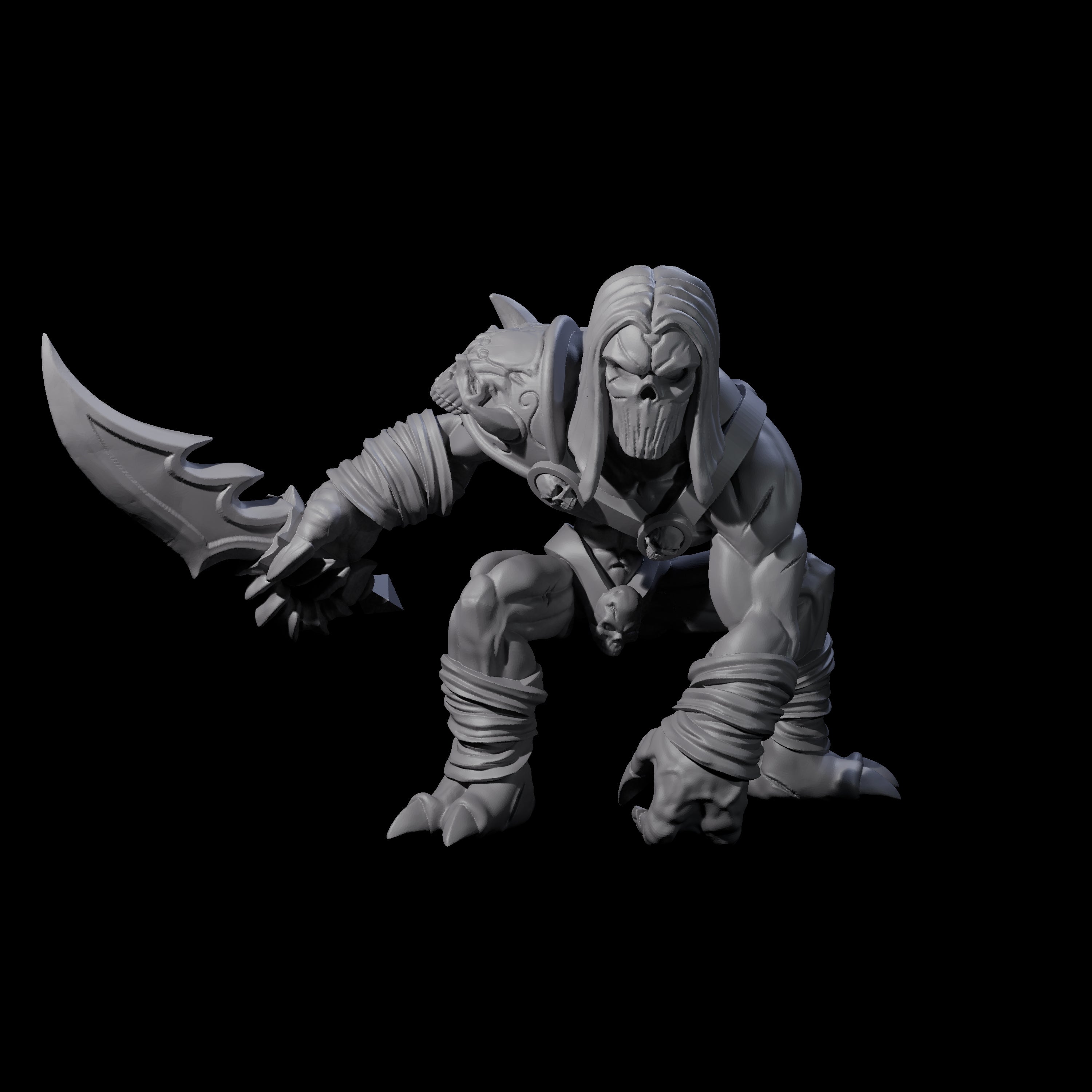 Dark Shadow Stalker B Miniature for Dungeons and Dragons, Pathfinder or other TTRPGs