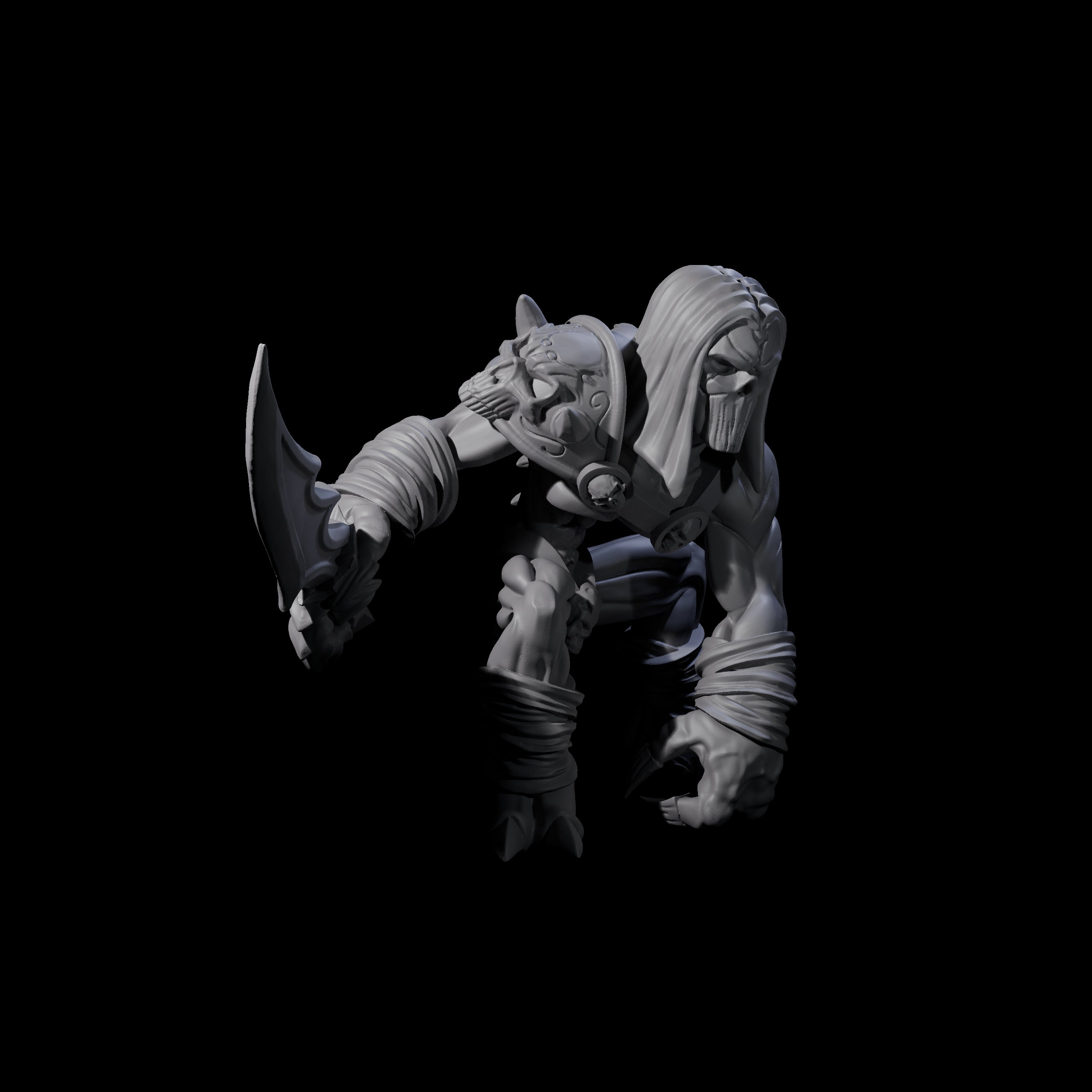 Dark Shadow Stalker B Miniature for Dungeons and Dragons, Pathfinder or other TTRPGs