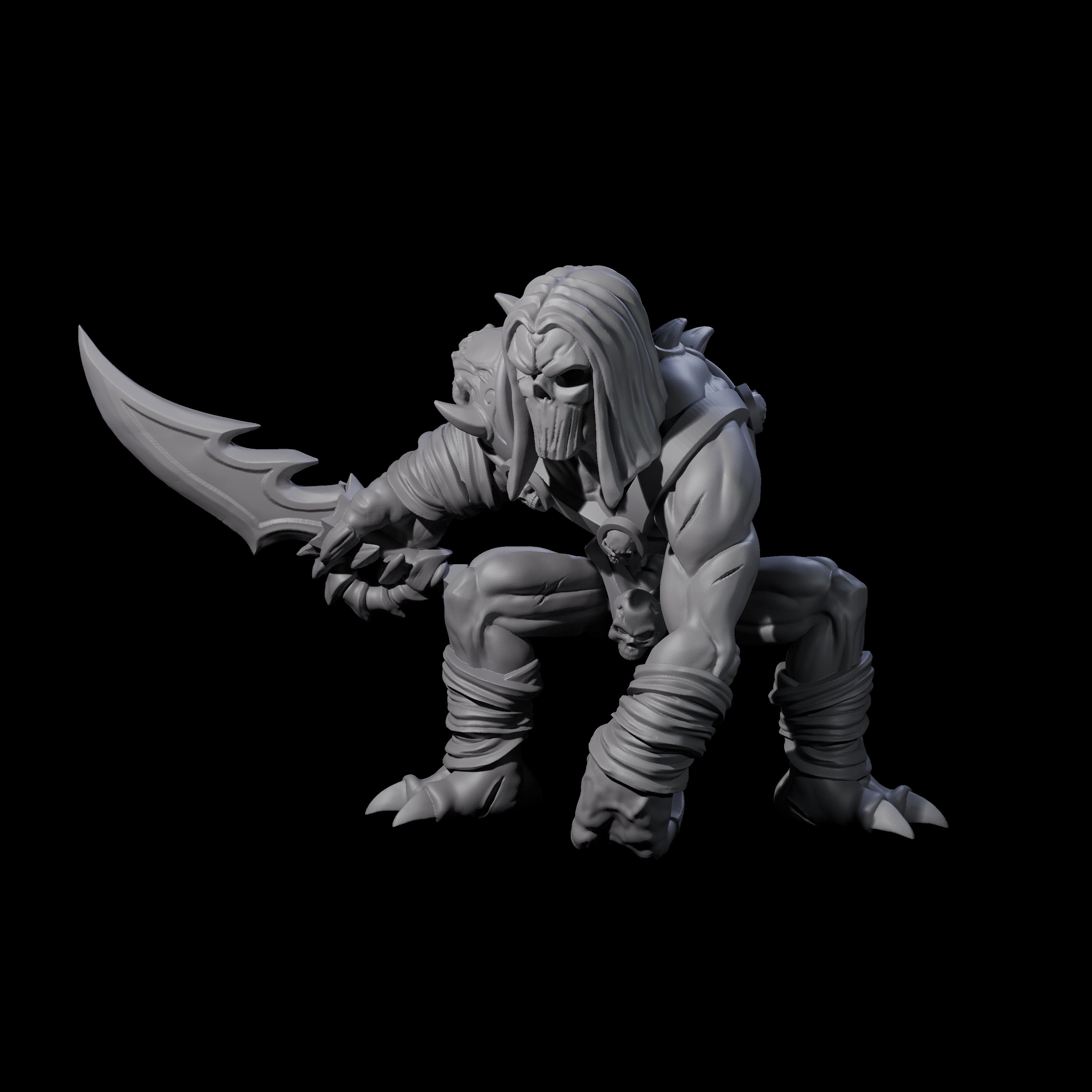 Dark Shadow Stalker B Miniature for Dungeons and Dragons, Pathfinder or other TTRPGs
