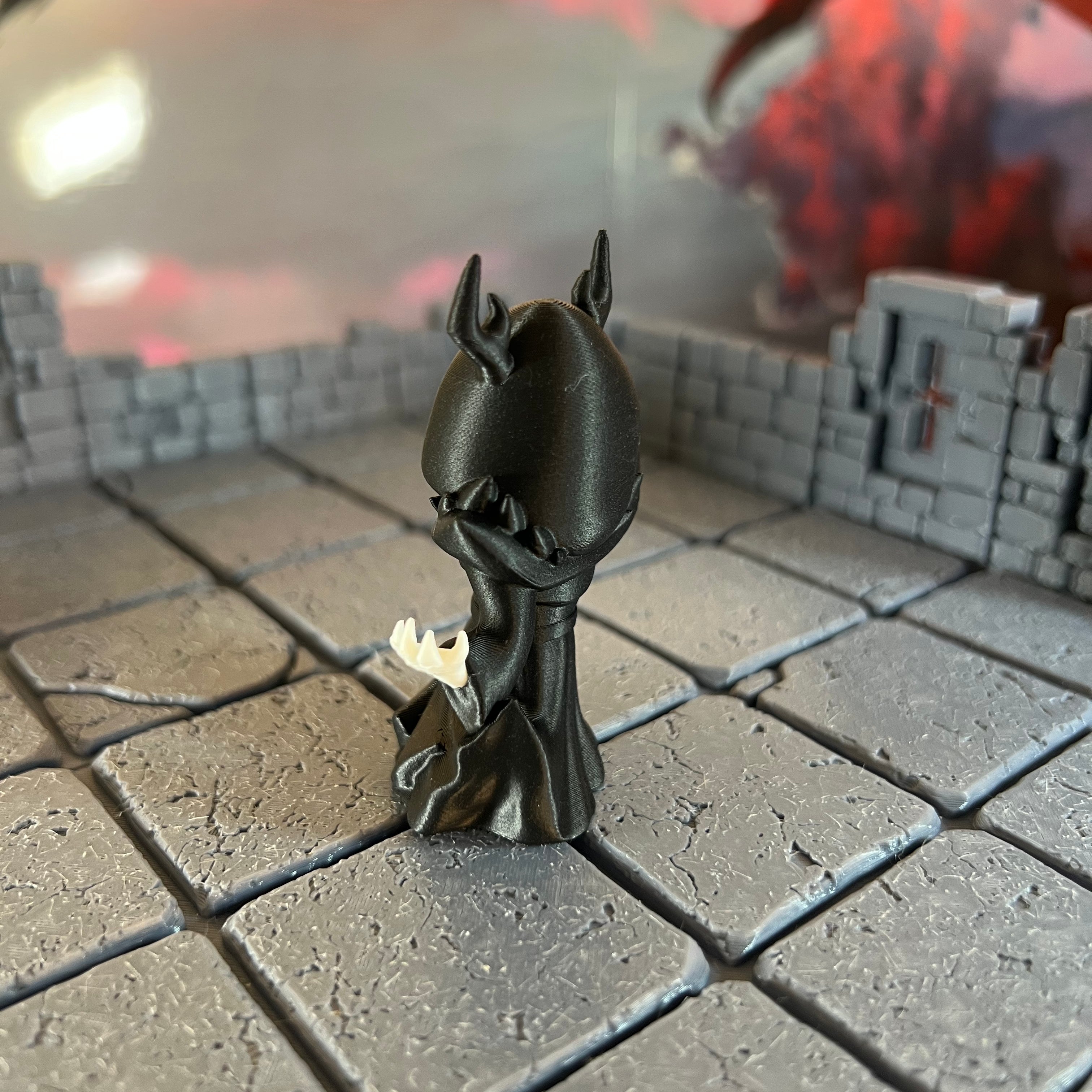 Dark Wizard Magic Sorcerer Multicolour Table Ready Miniature Miniature for Dungeons and Dragons, Pathfinder or other TTRPGs