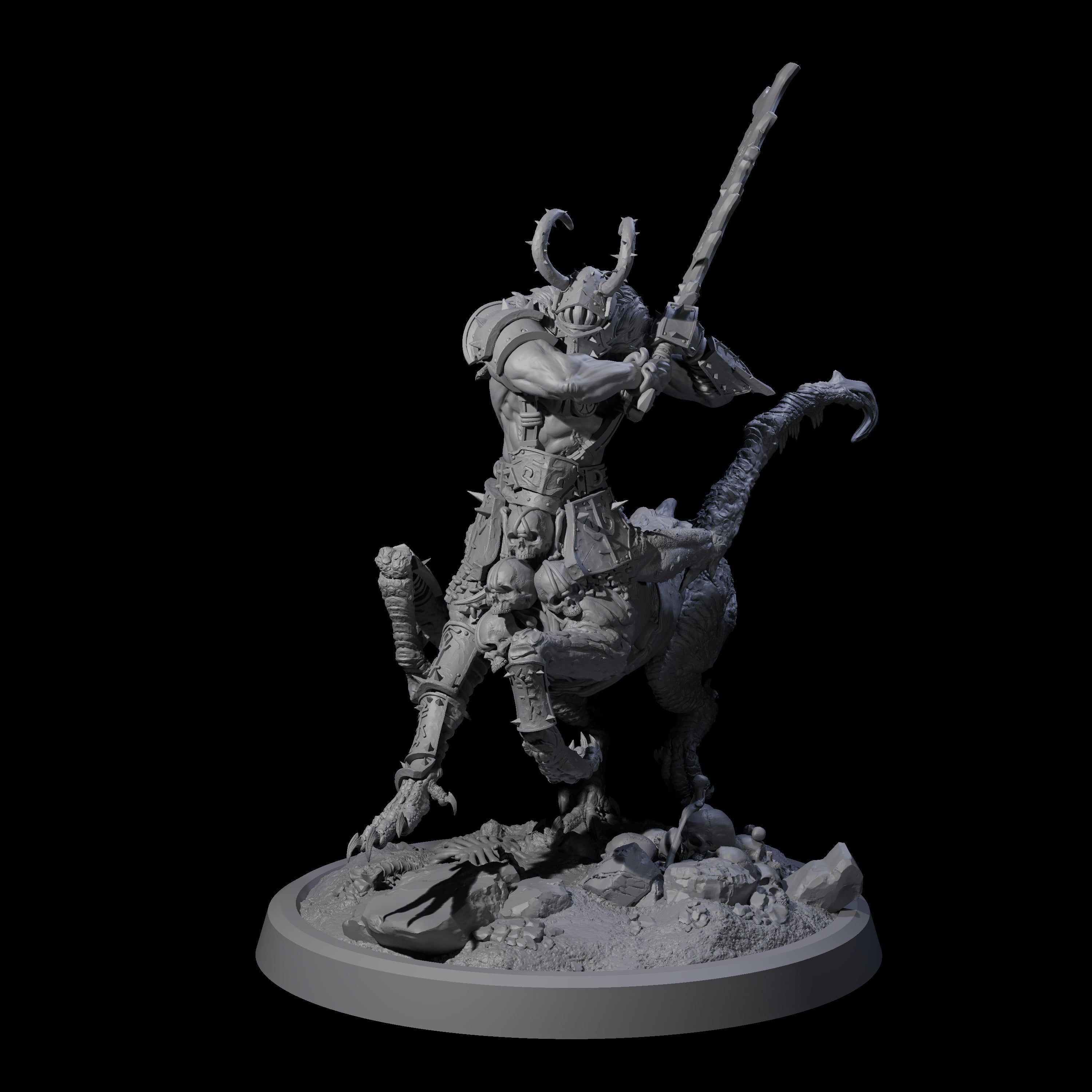 Dastardly Armanite B Miniature for Dungeons and Dragons, Pathfinder or other TTRPGs