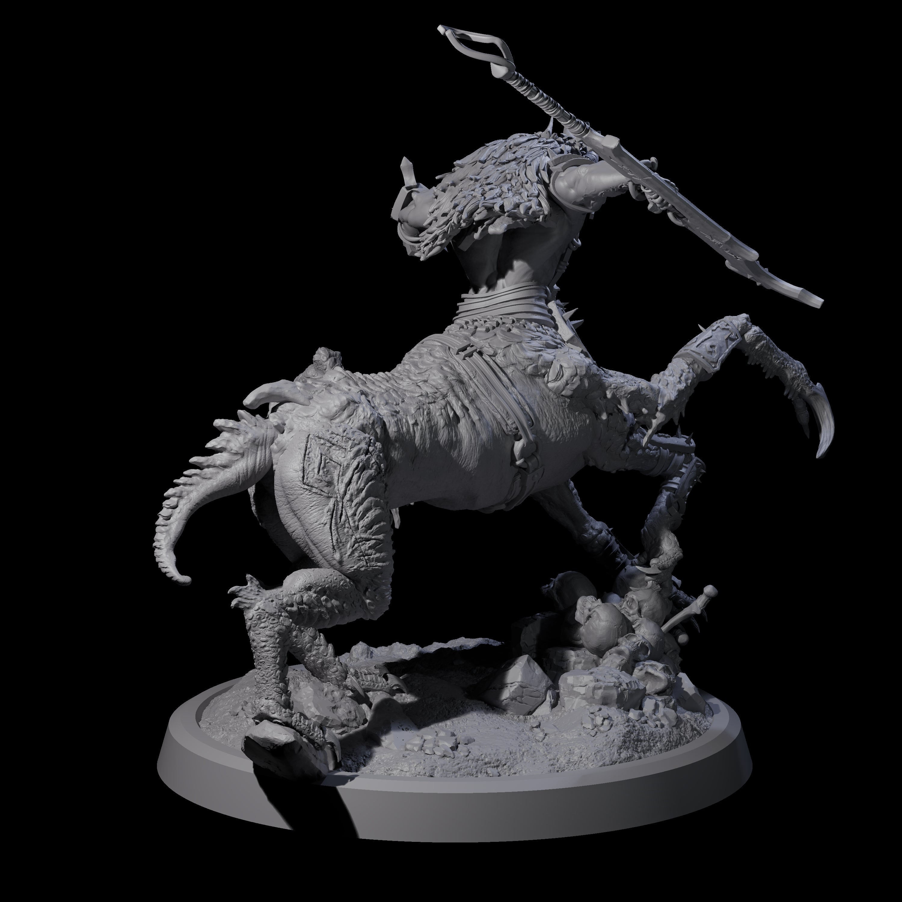 Dastardly Armanite C Miniature for Dungeons and Dragons, Pathfinder or other TTRPGs