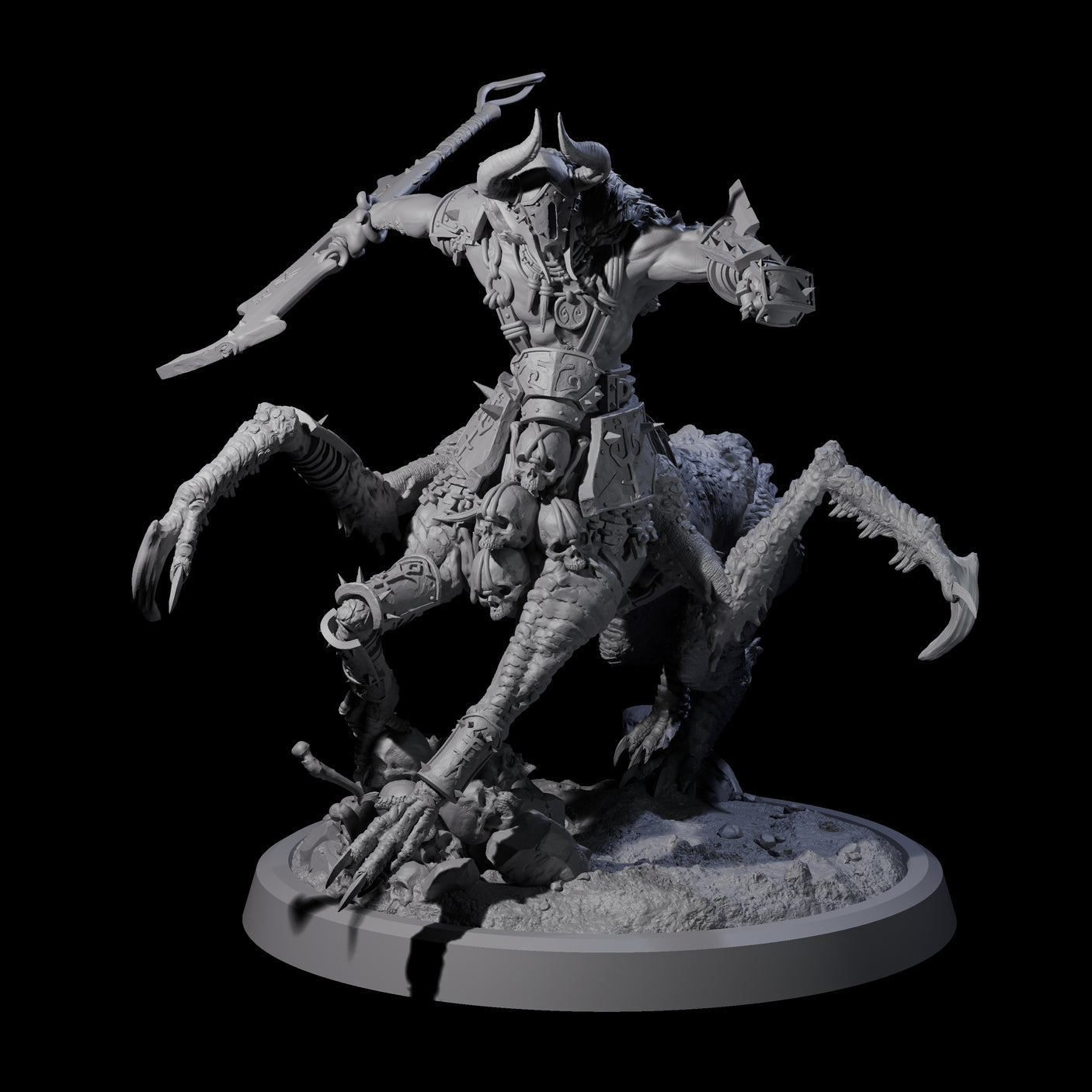 Dastardly Armanite C Miniature for Dungeons and Dragons, Pathfinder or other TTRPGs