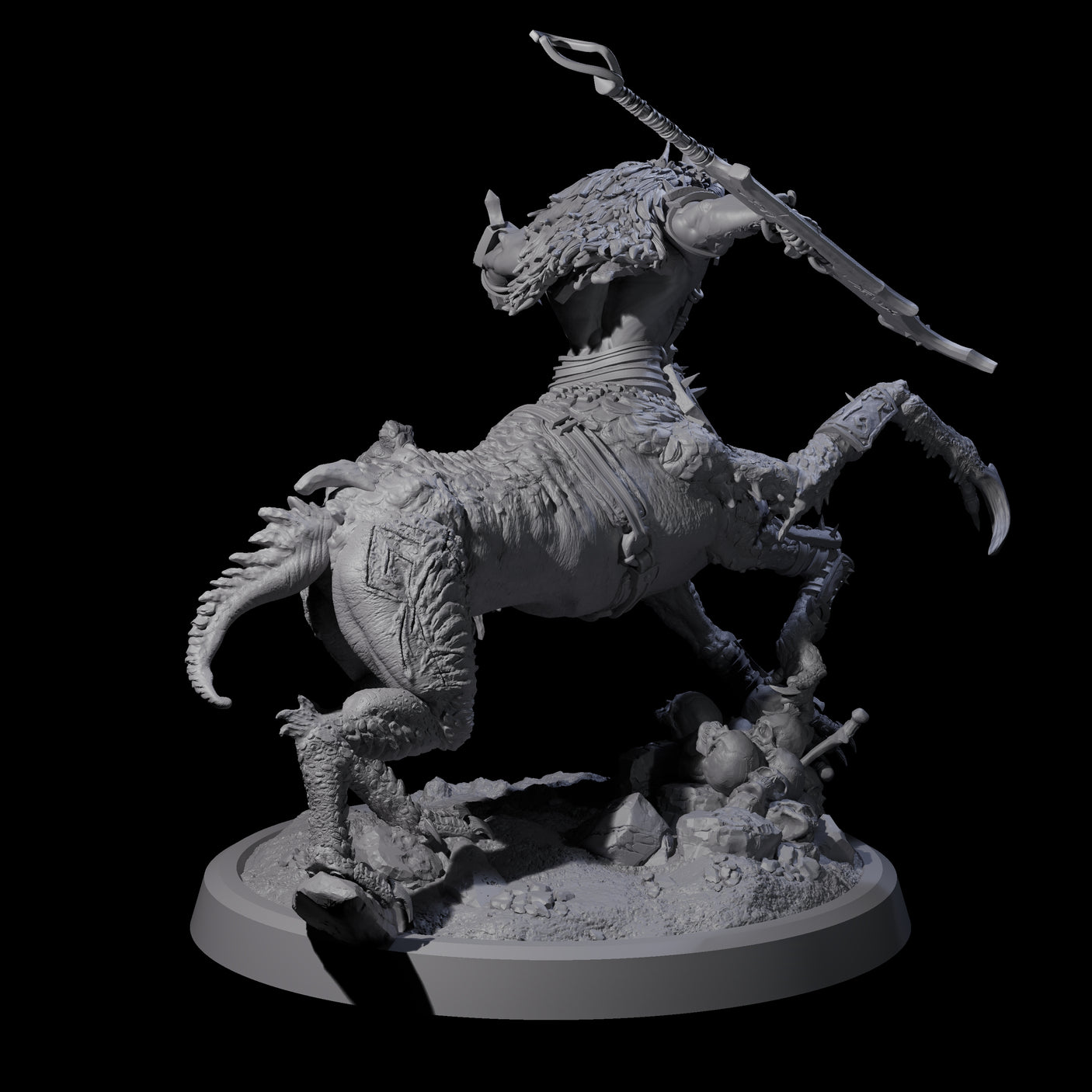 Dastardly Armanite C Miniature for Dungeons and Dragons, Pathfinder or other TTRPGs