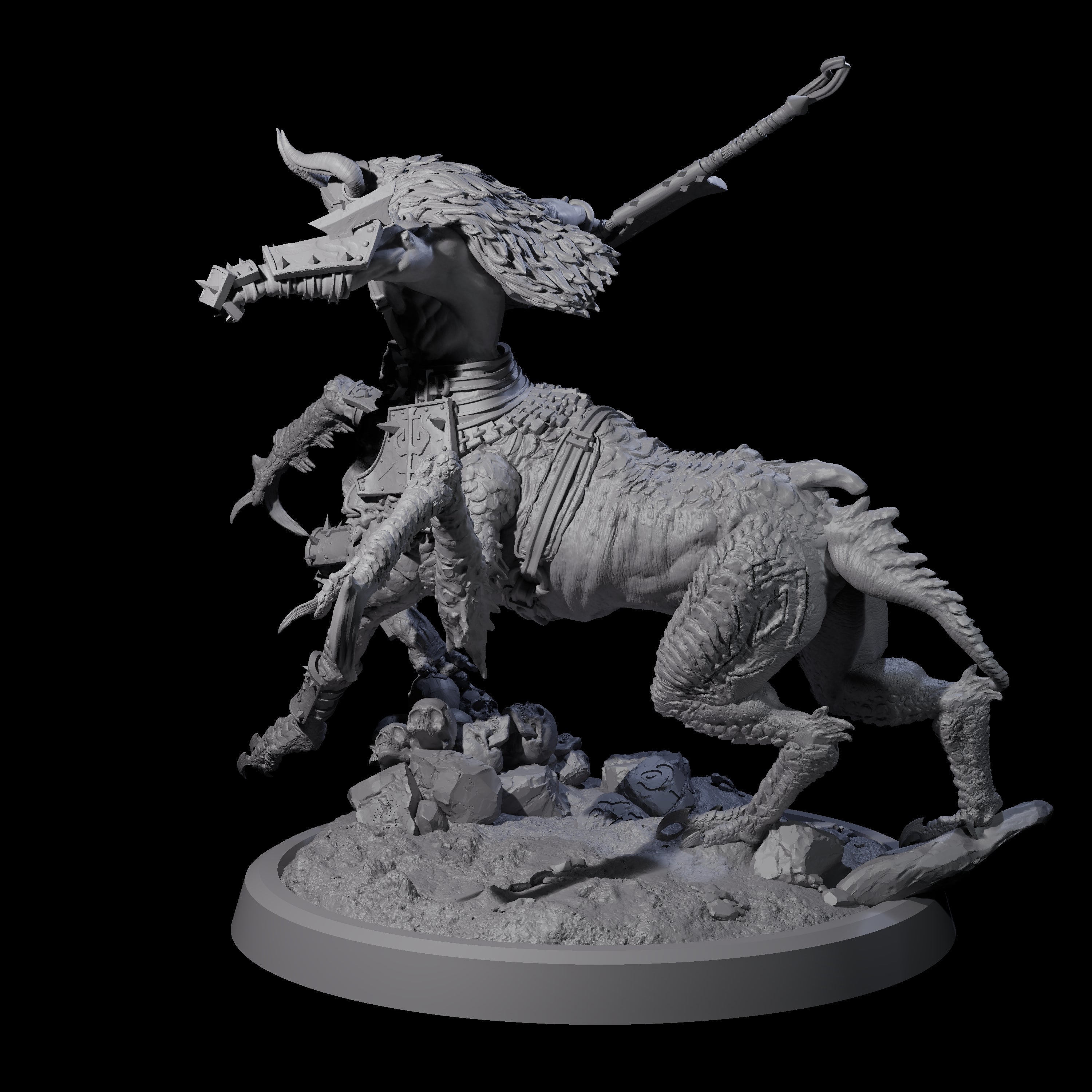 Dastardly Armanite C Miniature for Dungeons and Dragons, Pathfinder or other TTRPGs