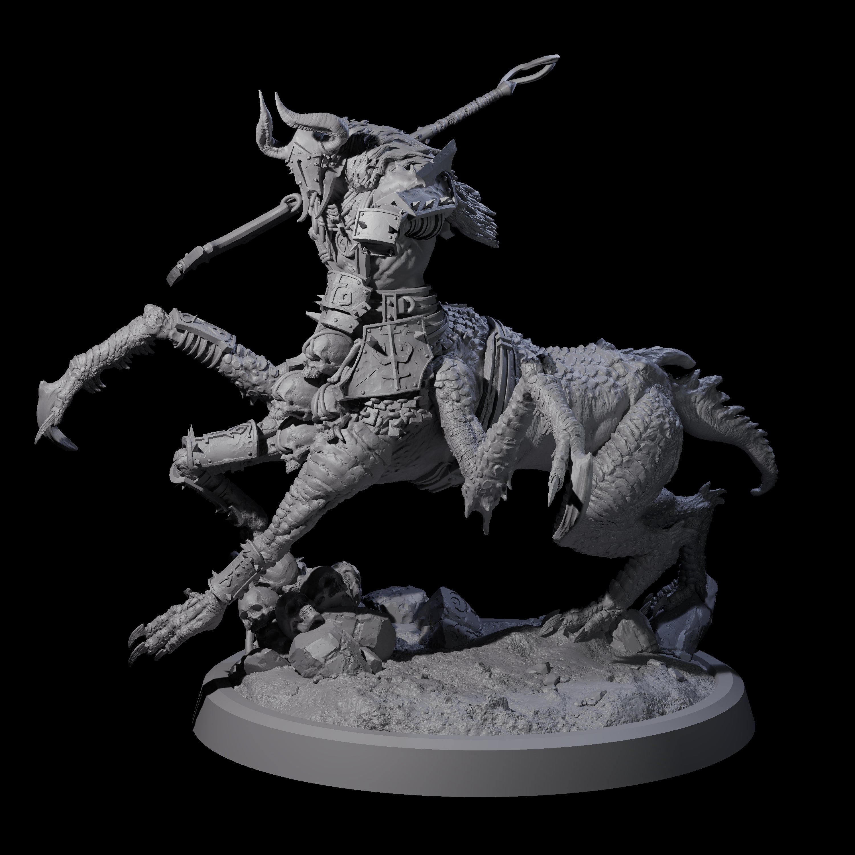 Dastardly Armanite C Miniature for Dungeons and Dragons, Pathfinder or other TTRPGs