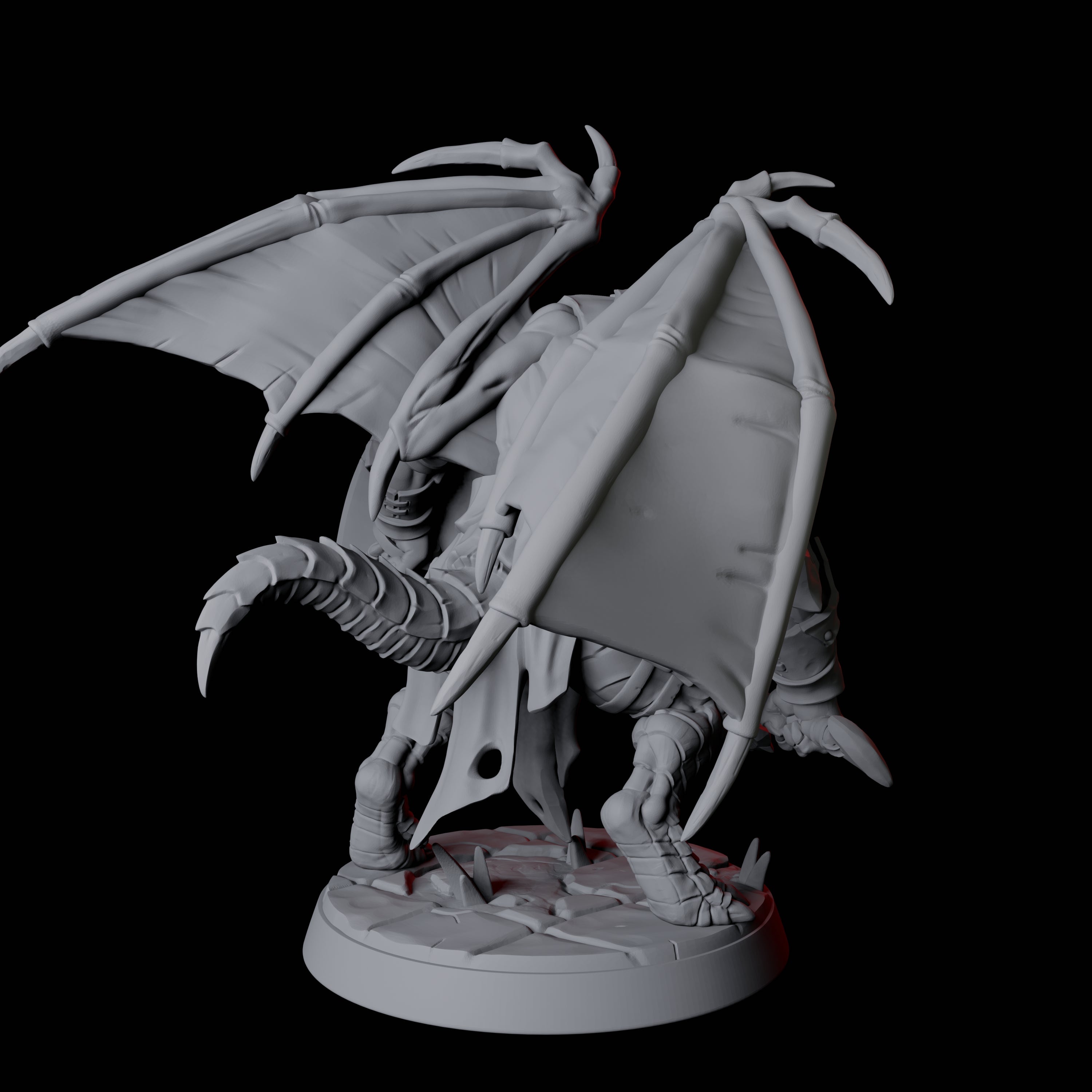Dauntless Dragonborn Fighter B Miniature for Dungeons and Dragons, Pathfinder or other TTRPGs