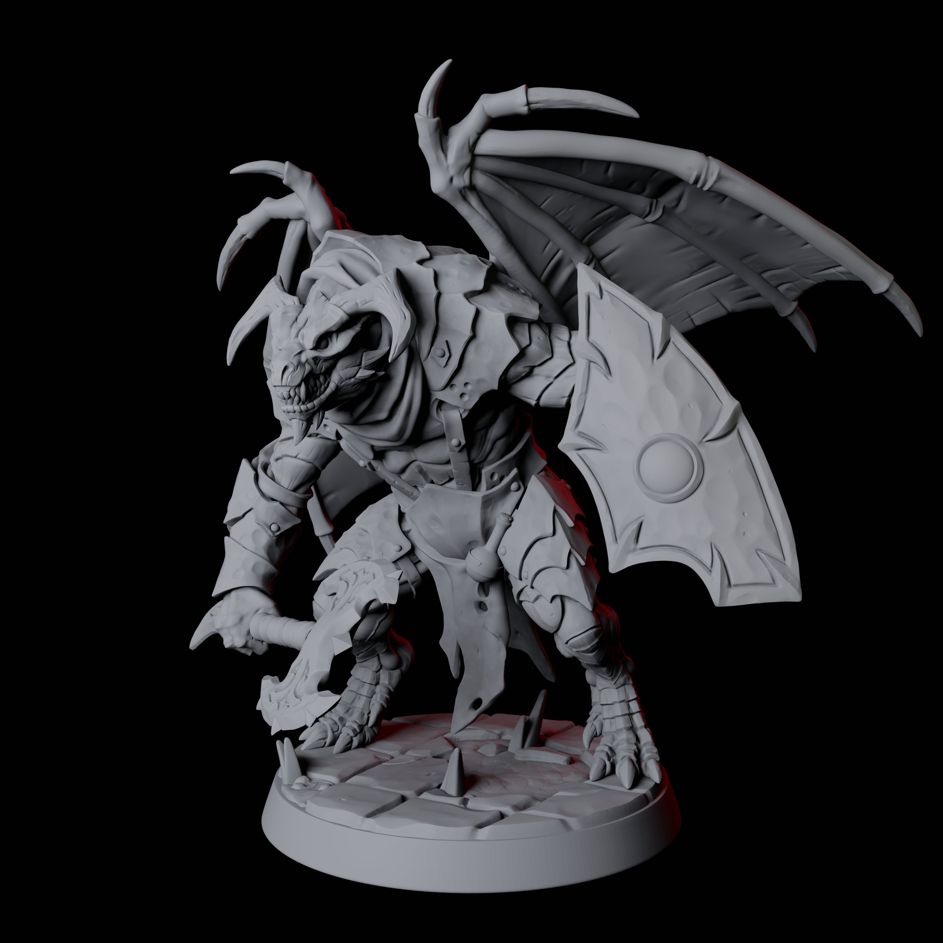 Dauntless Dragonborn Fighter B Miniature for Dungeons and Dragons, Pathfinder or other TTRPGs