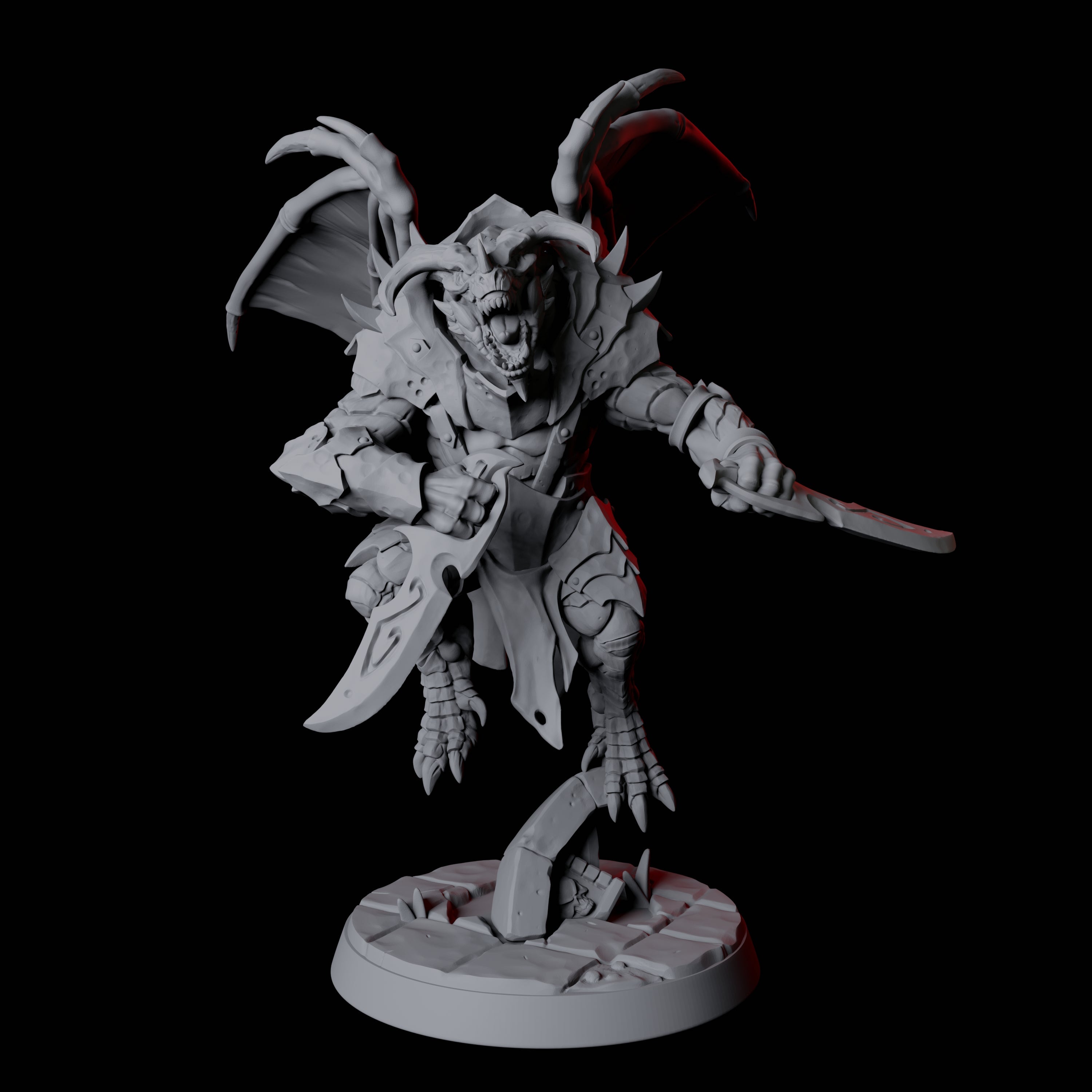 Dauntless Dragonborn Fighter E Miniature for Dungeons and Dragons, Pathfinder or other TTRPGs