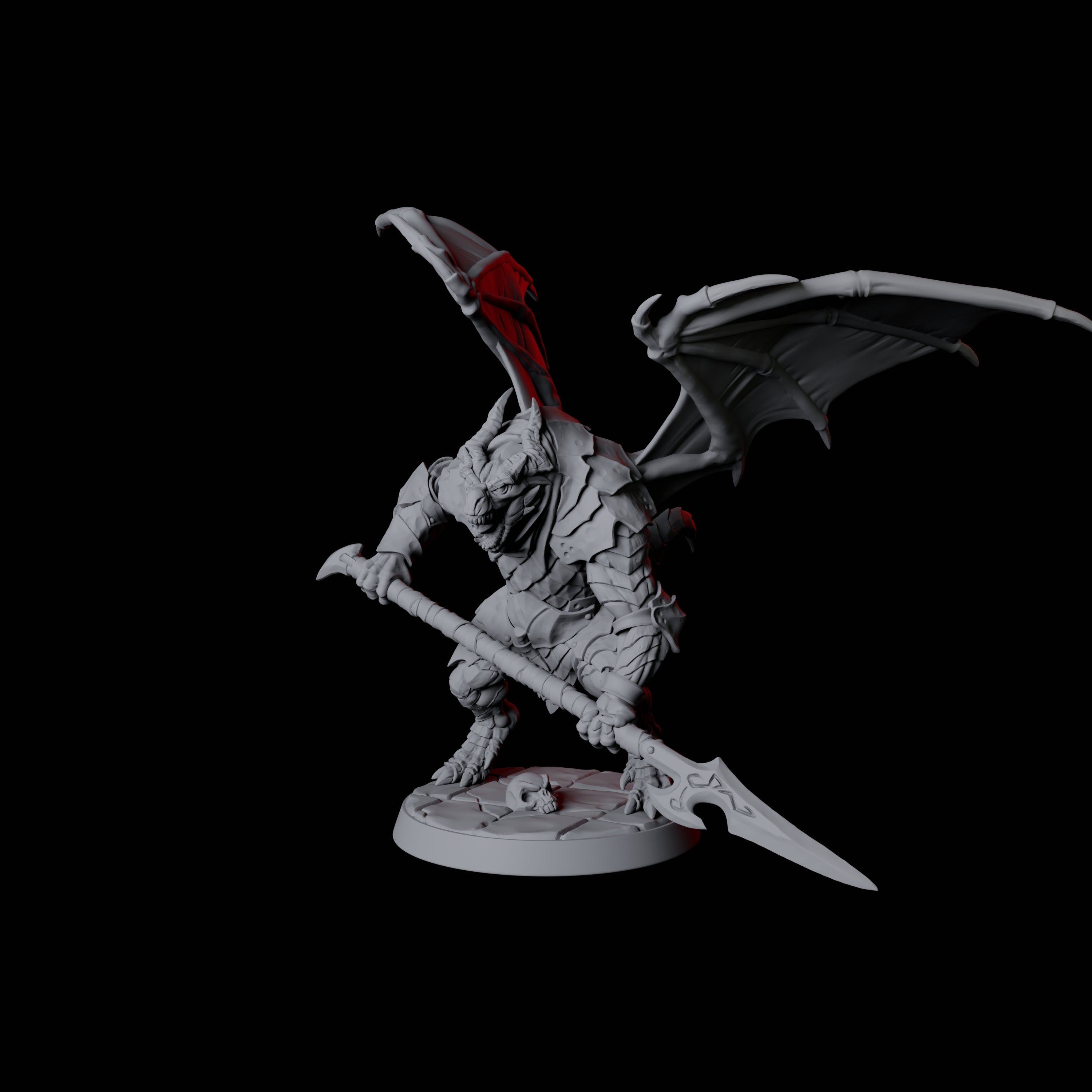Dauntless Dragonborn Fighter F Miniature for Dungeons and Dragons, Pathfinder or other TTRPGs