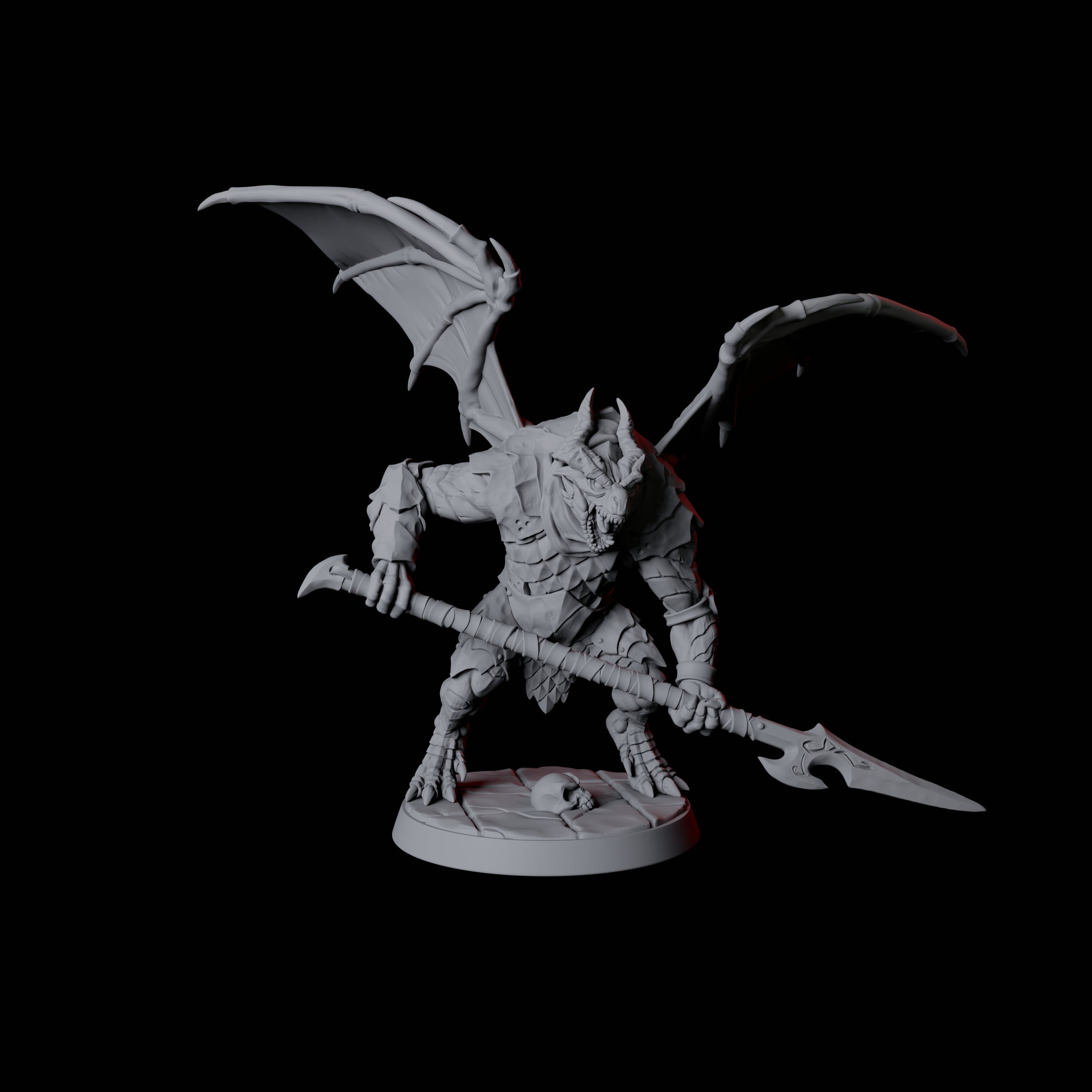 Dauntless Dragonborn Fighter F Miniature for Dungeons and Dragons, Pathfinder or other TTRPGs