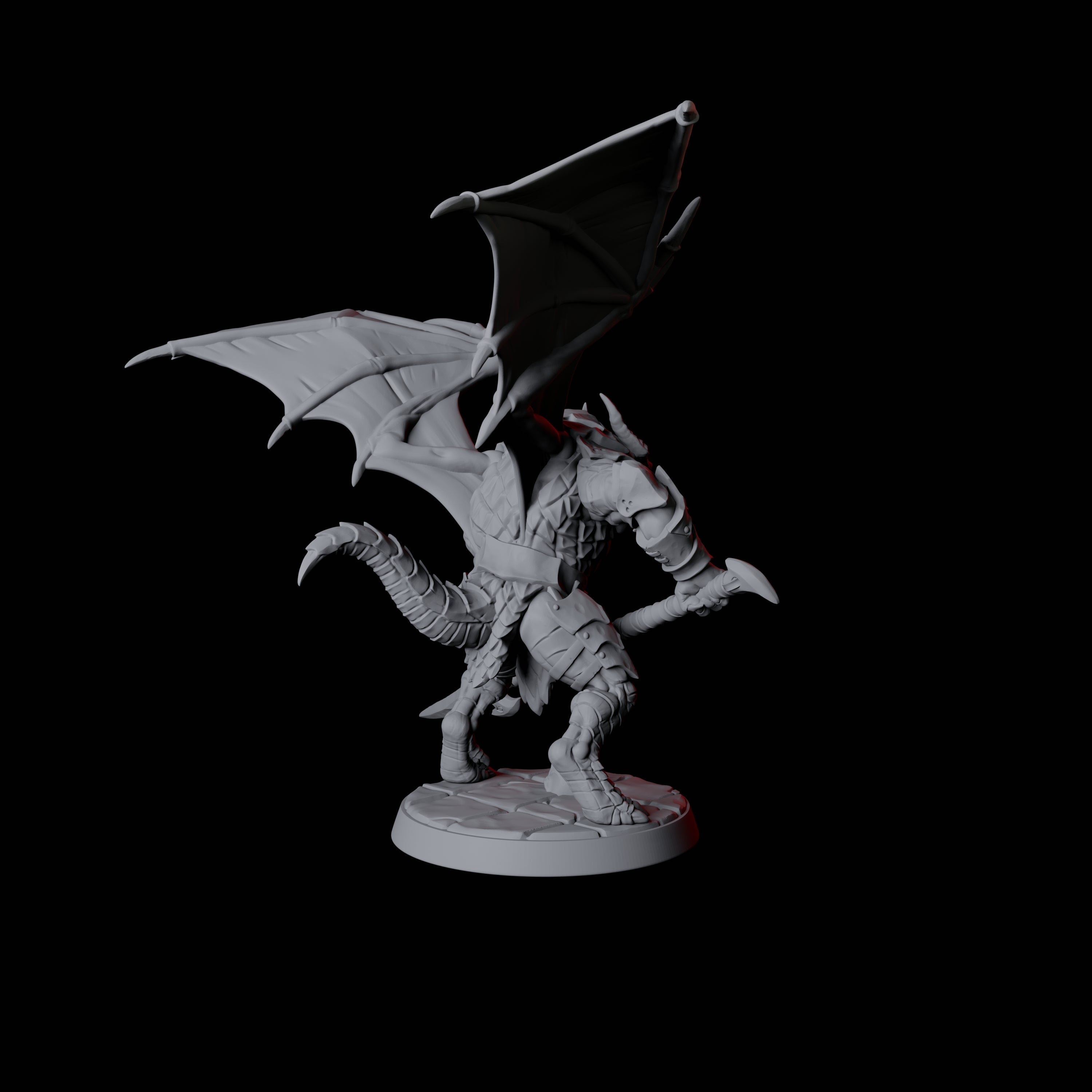 Dauntless Dragonborn Fighter F Miniature for Dungeons and Dragons, Pathfinder or other TTRPGs