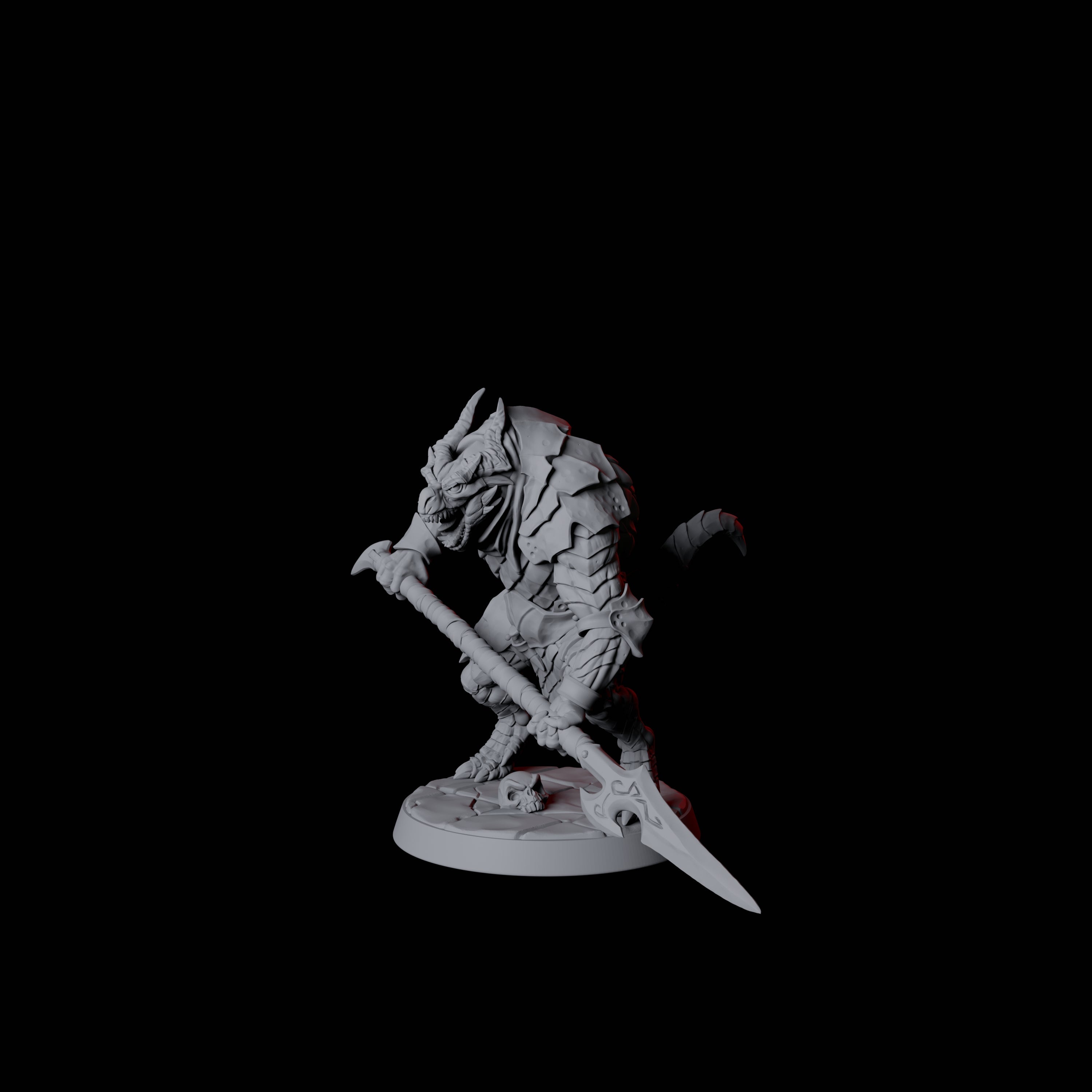 Dauntless Dragonborn Fighter F Miniature for Dungeons and Dragons, Pathfinder or other TTRPGs