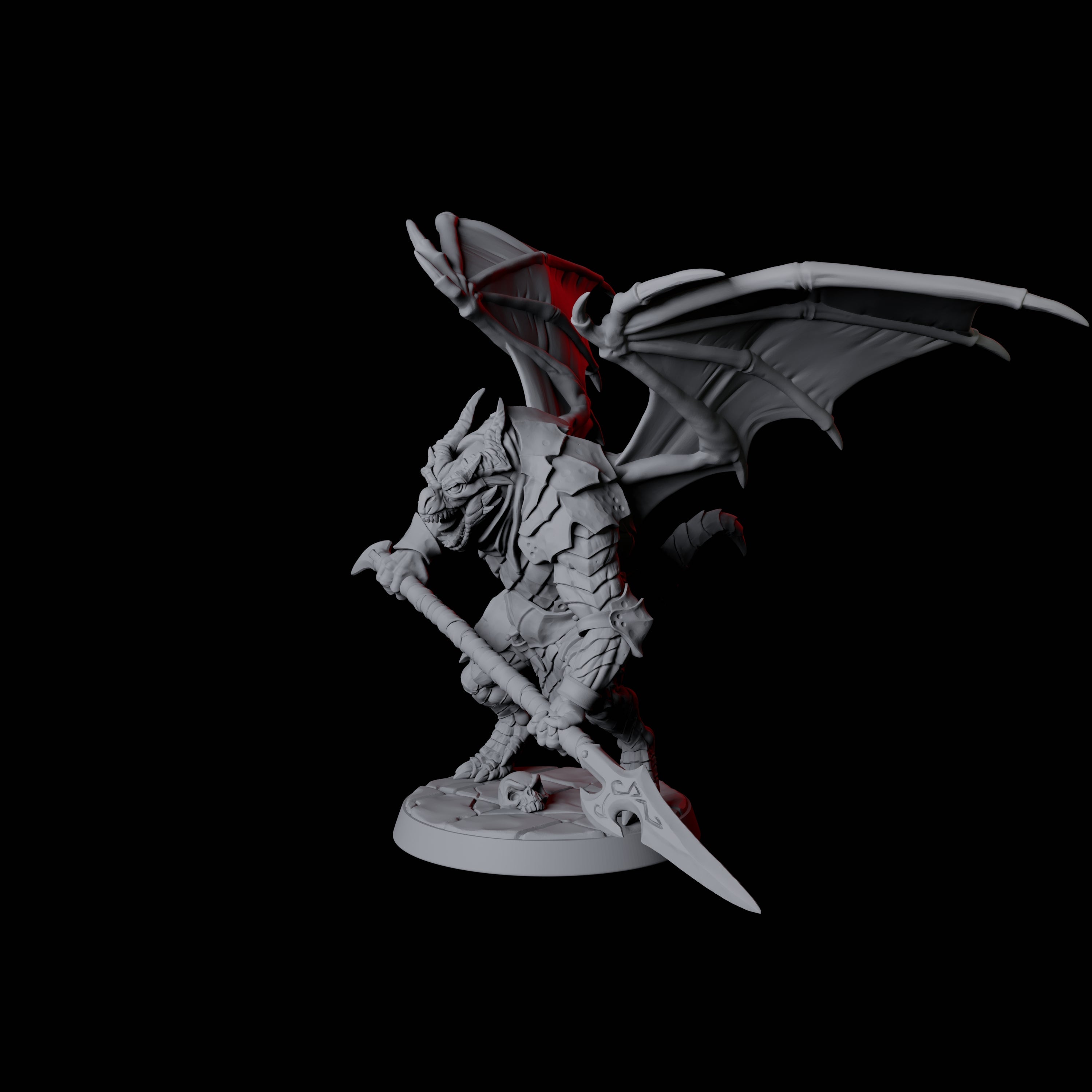 Dauntless Dragonborn Fighter F Miniature for Dungeons and Dragons, Pathfinder or other TTRPGs