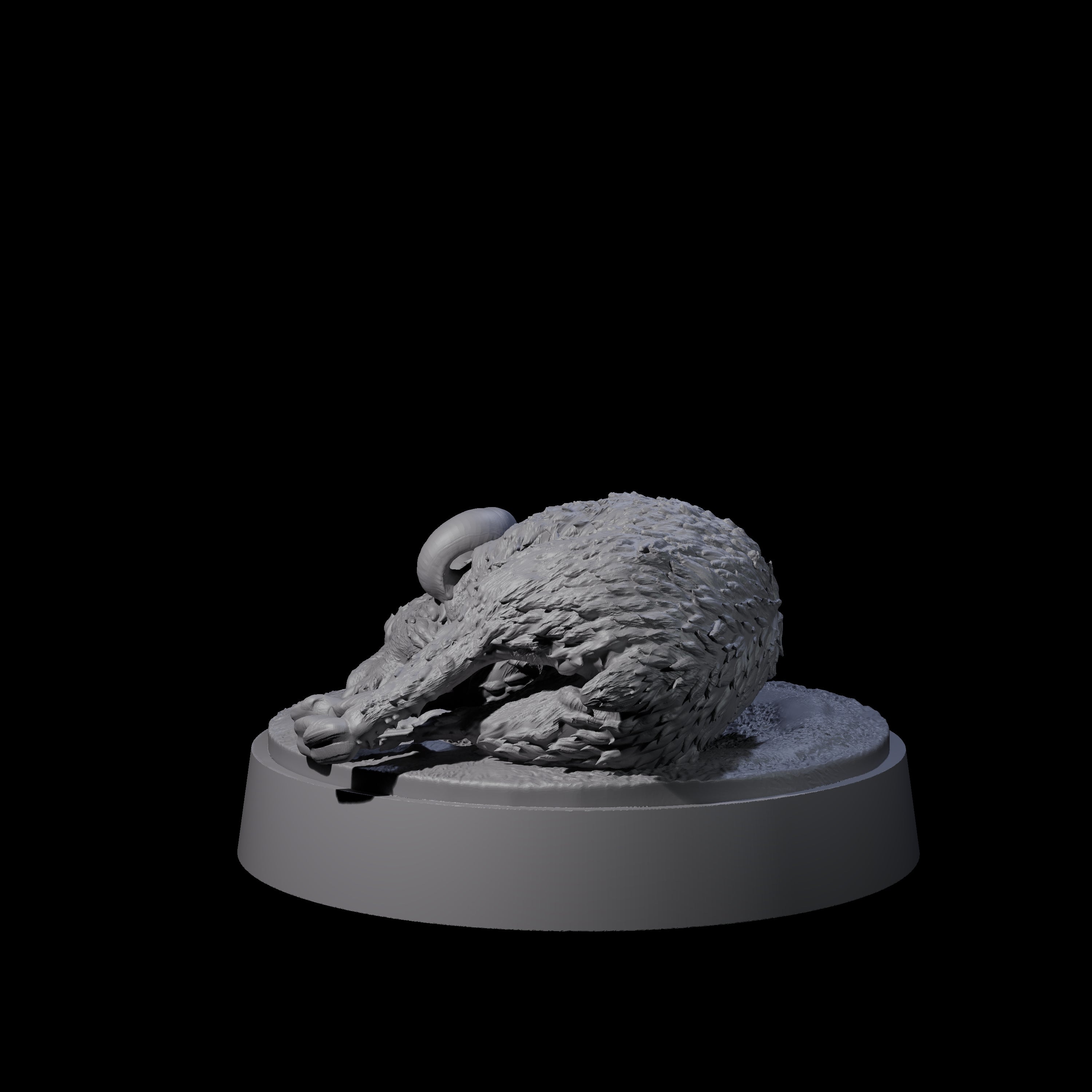 Dead Roaming Ram Miniature for Dungeons and Dragons, Pathfinder or other TTRPGs