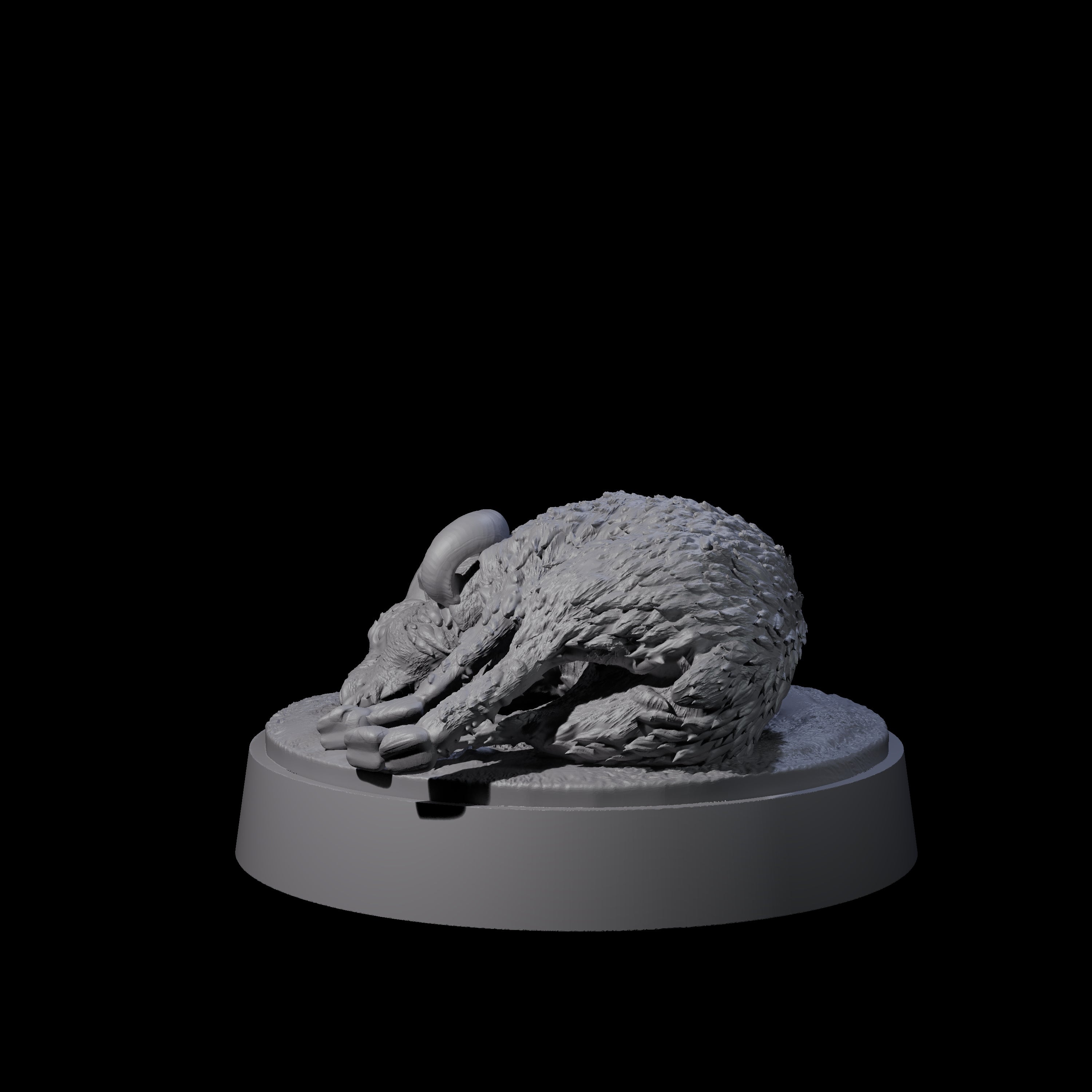 Dead Roaming Ram Miniature for Dungeons and Dragons, Pathfinder or other TTRPGs