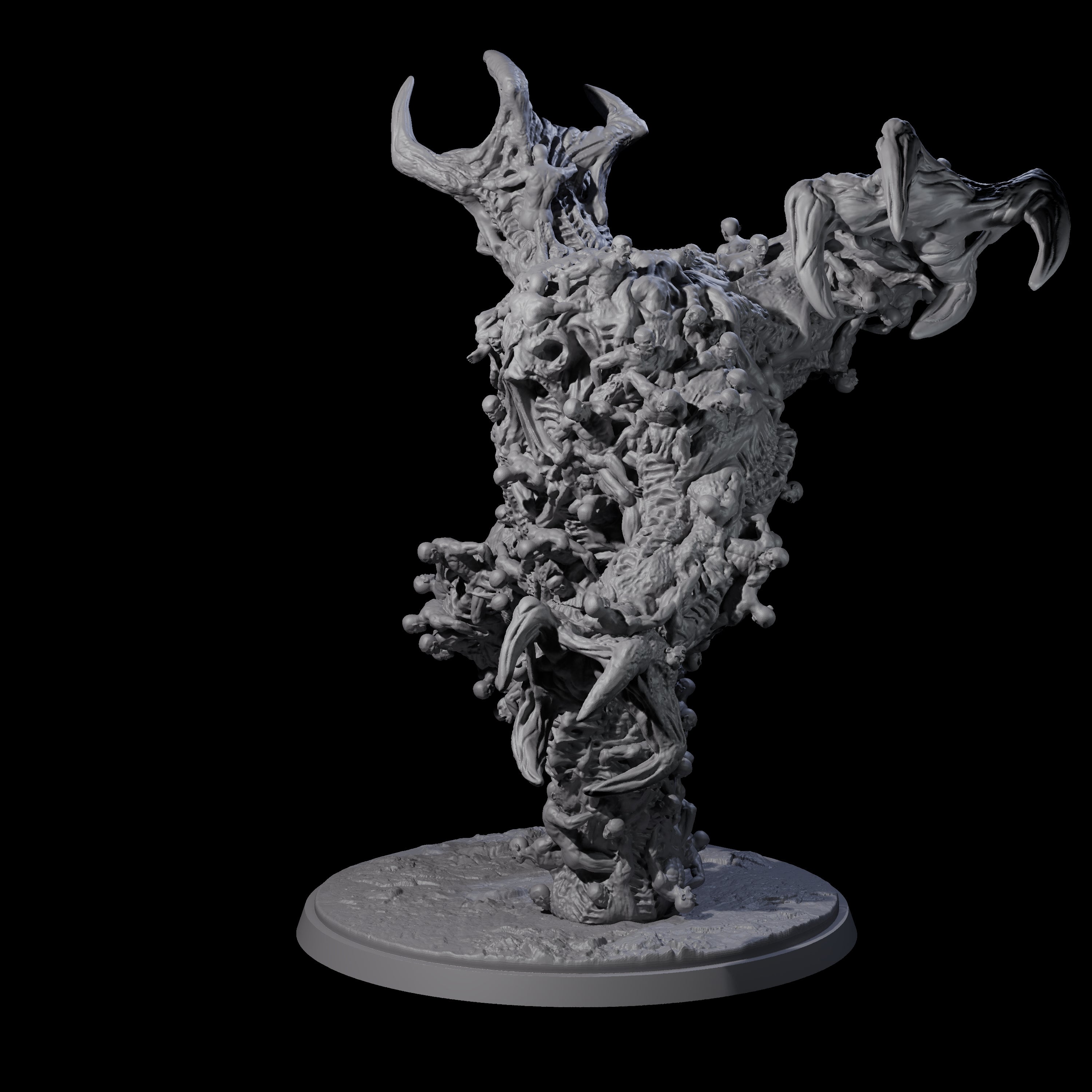 Dead Soul Amalgamite Horror Miniature for Dungeons and Dragons, Pathfinder or other TTRPGs