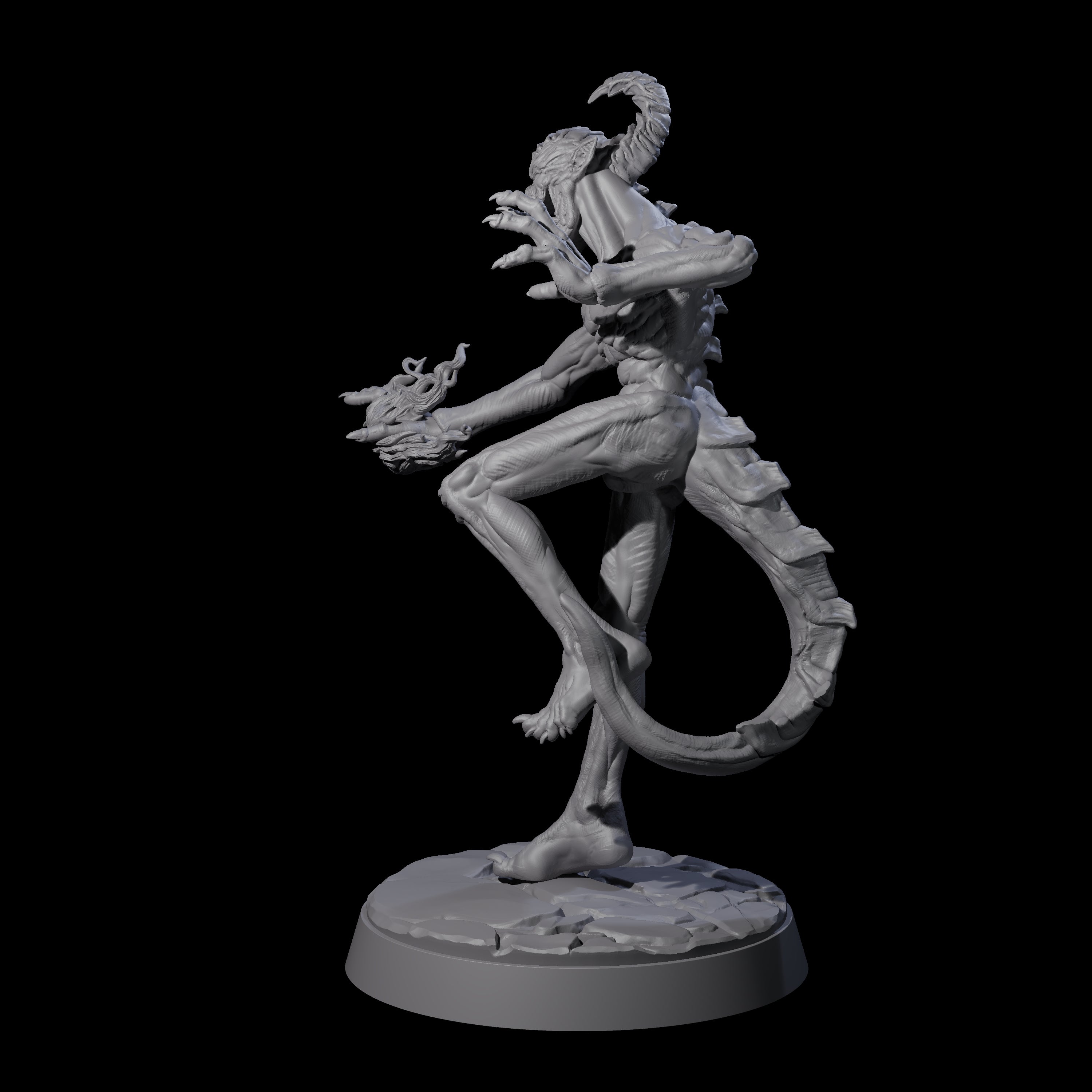 Deadly Babau B Miniature for Dungeons and Dragons, Pathfinder or other TTRPGs