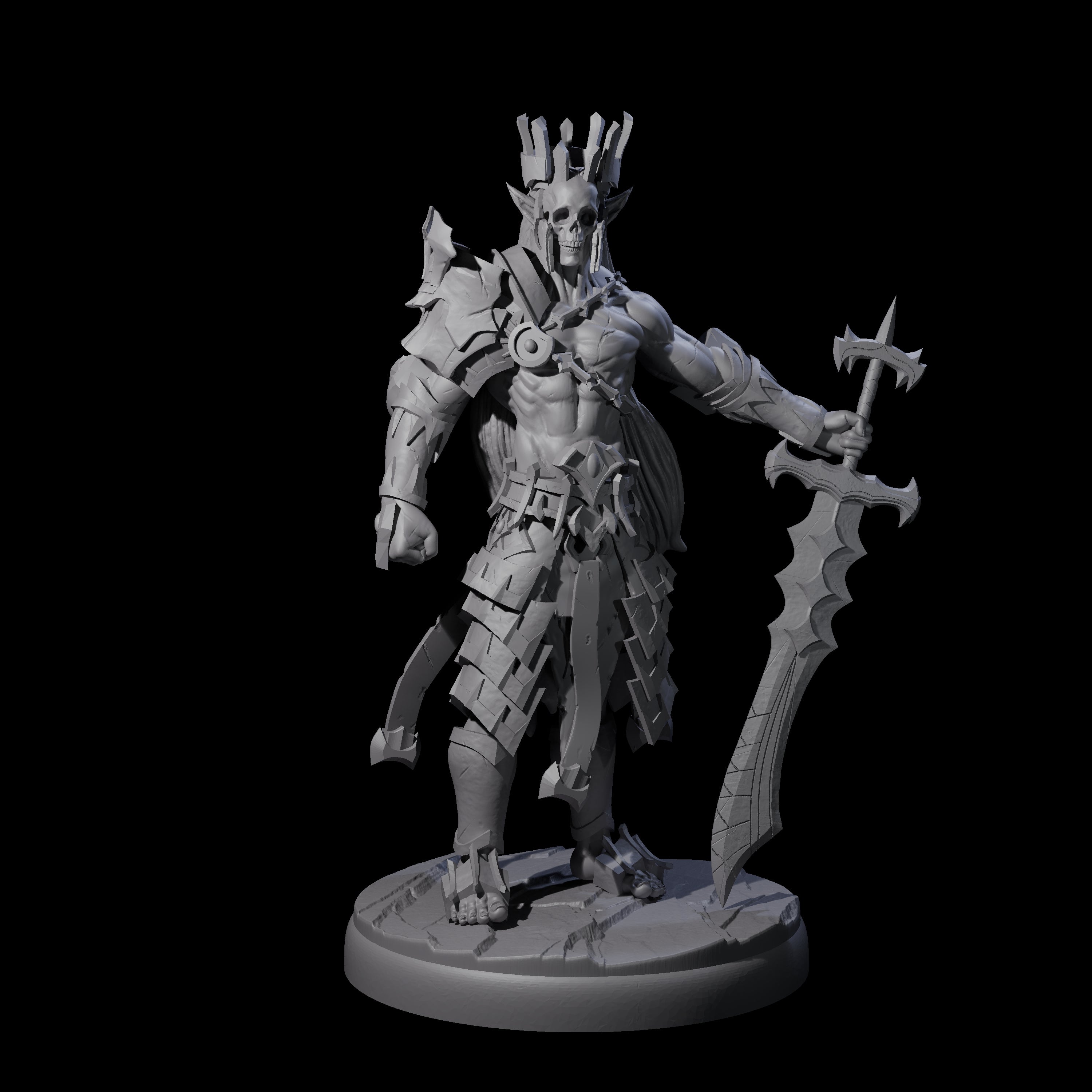 Deadly Dark Elf Marauder A Miniature for Dungeons and Dragons, Pathfinder or other TTRPGs