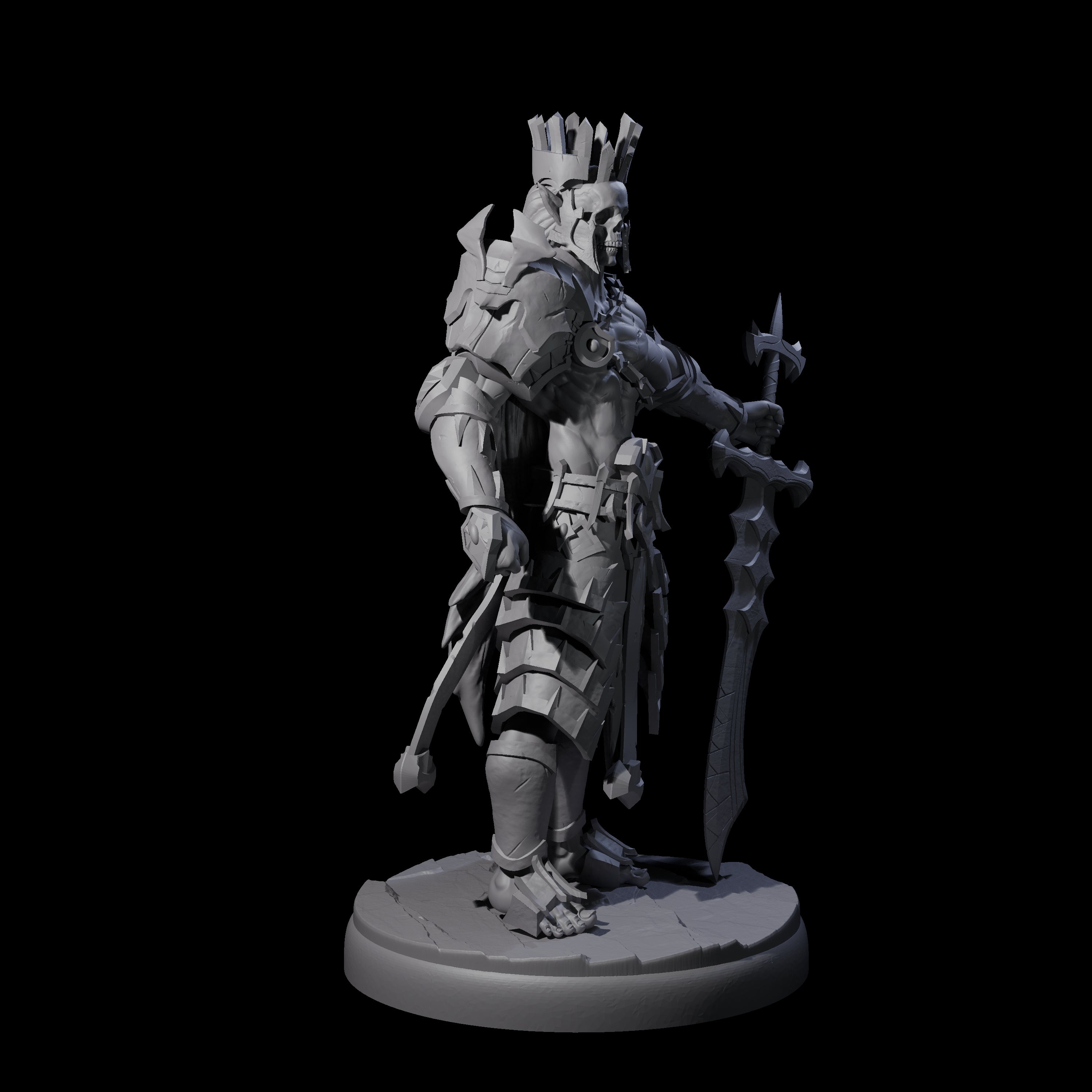 Deadly Dark Elf Marauder A Miniature for Dungeons and Dragons, Pathfinder or other TTRPGs