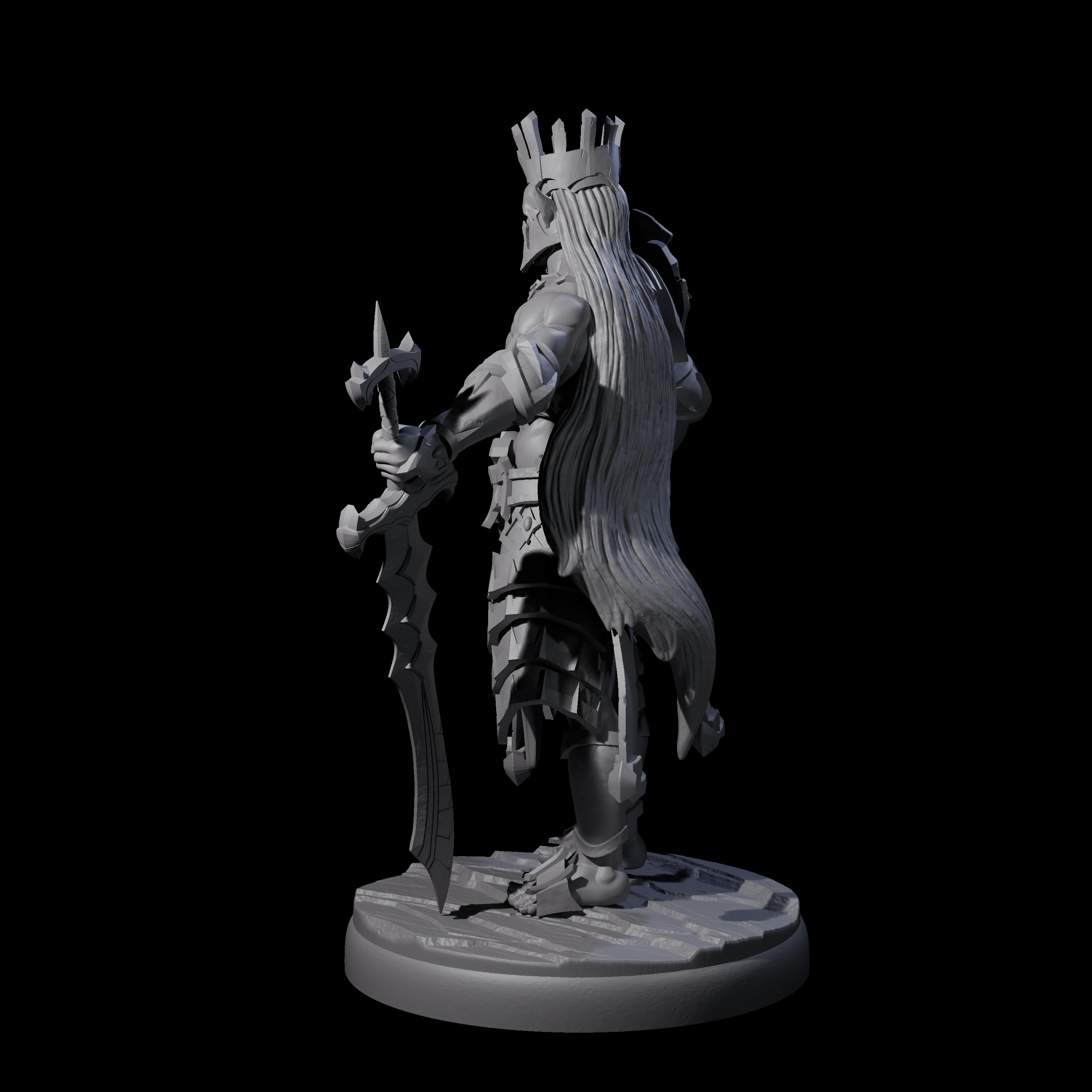 Deadly Dark Elf Marauder A Miniature for Dungeons and Dragons, Pathfinder or other TTRPGs