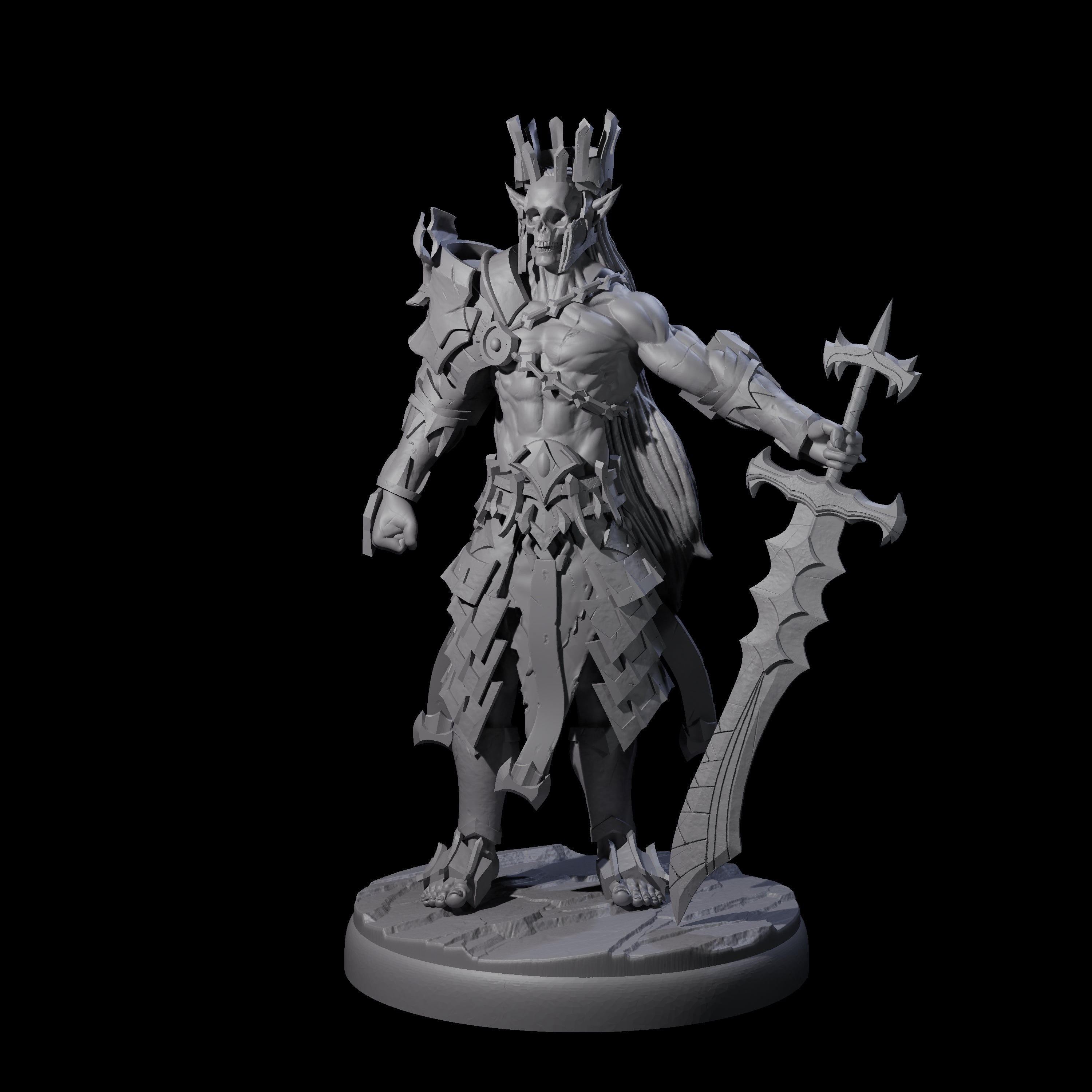 Deadly Dark Elf Marauder A Miniature for Dungeons and Dragons, Pathfinder or other TTRPGs