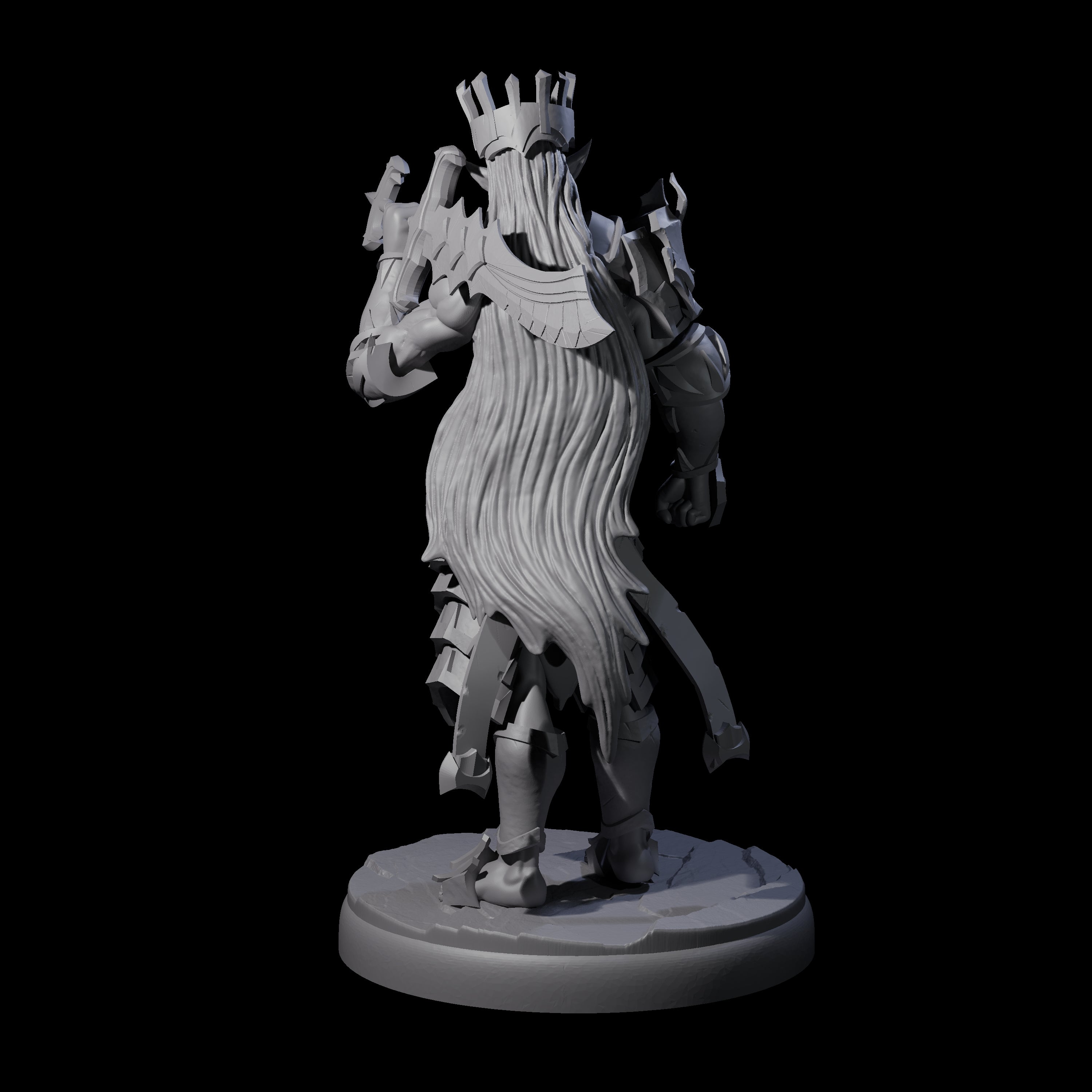 Deadly Dark Elf Marauder B Miniature for Dungeons and Dragons, Pathfinder or other TTRPGs