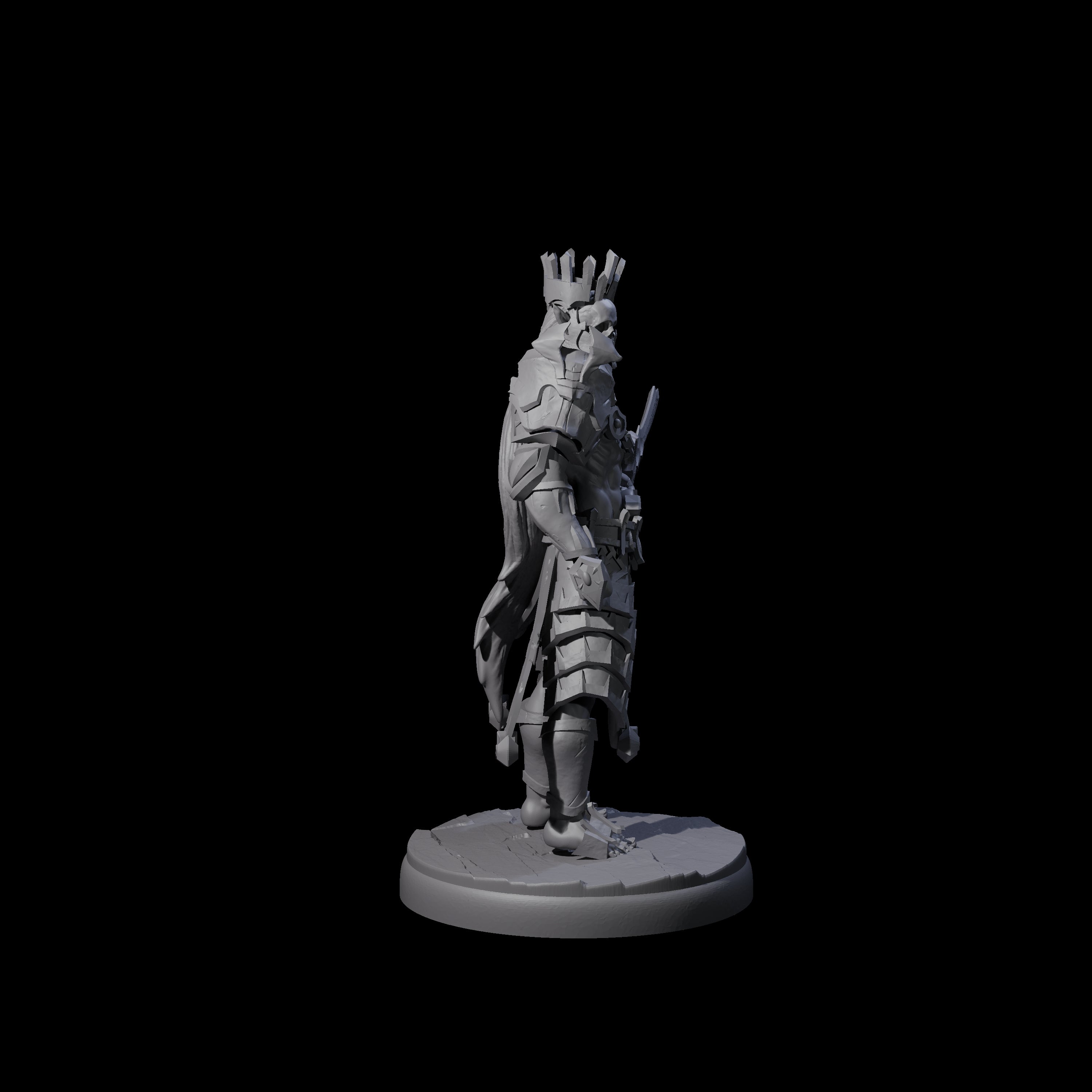 Deadly Dark Elf Marauder C Miniature for Dungeons and Dragons, Pathfinder or other TTRPGs