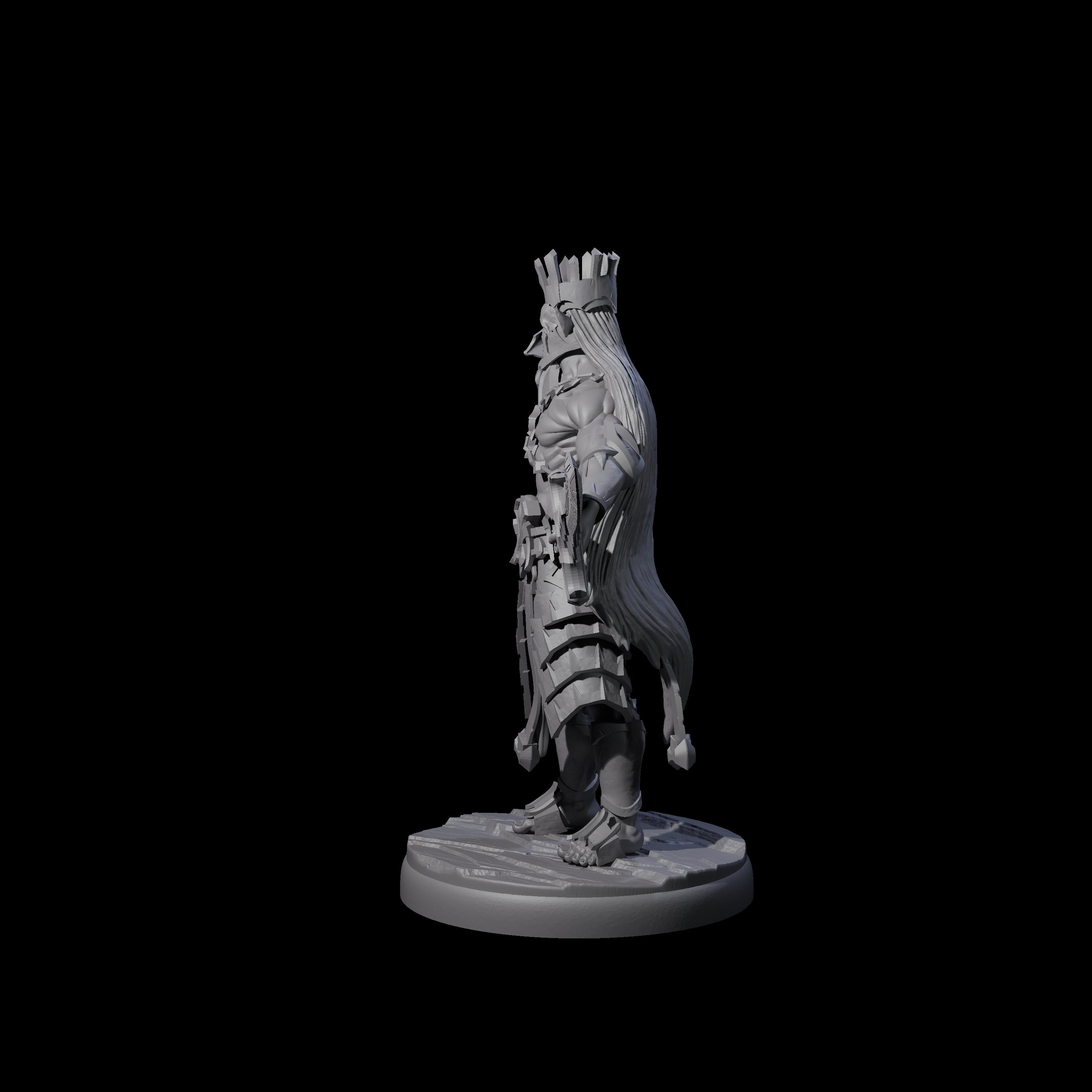 Deadly Dark Elf Marauder C Miniature for Dungeons and Dragons, Pathfinder or other TTRPGs