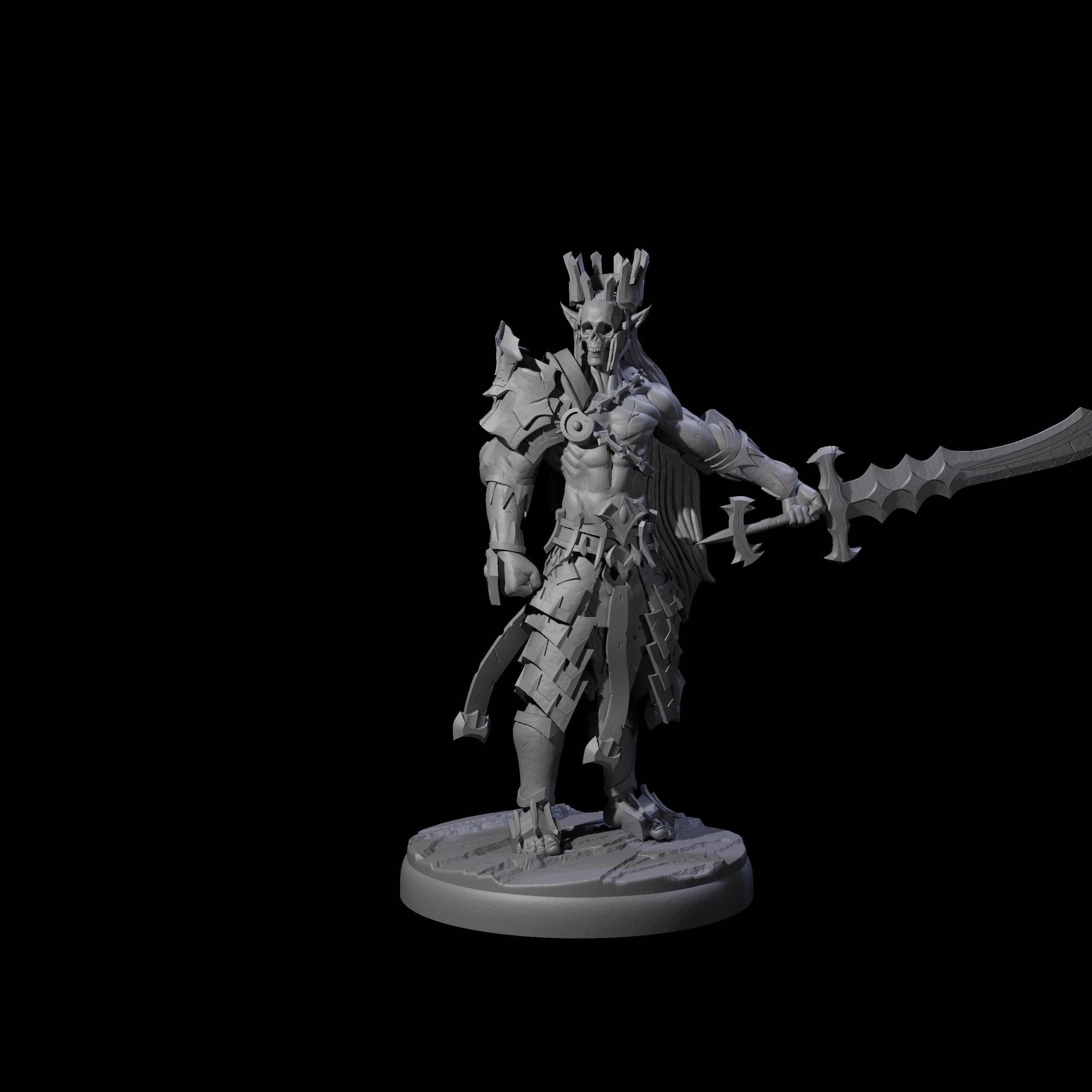 Deadly Dark Elf Marauder C Miniature for Dungeons and Dragons, Pathfinder or other TTRPGs