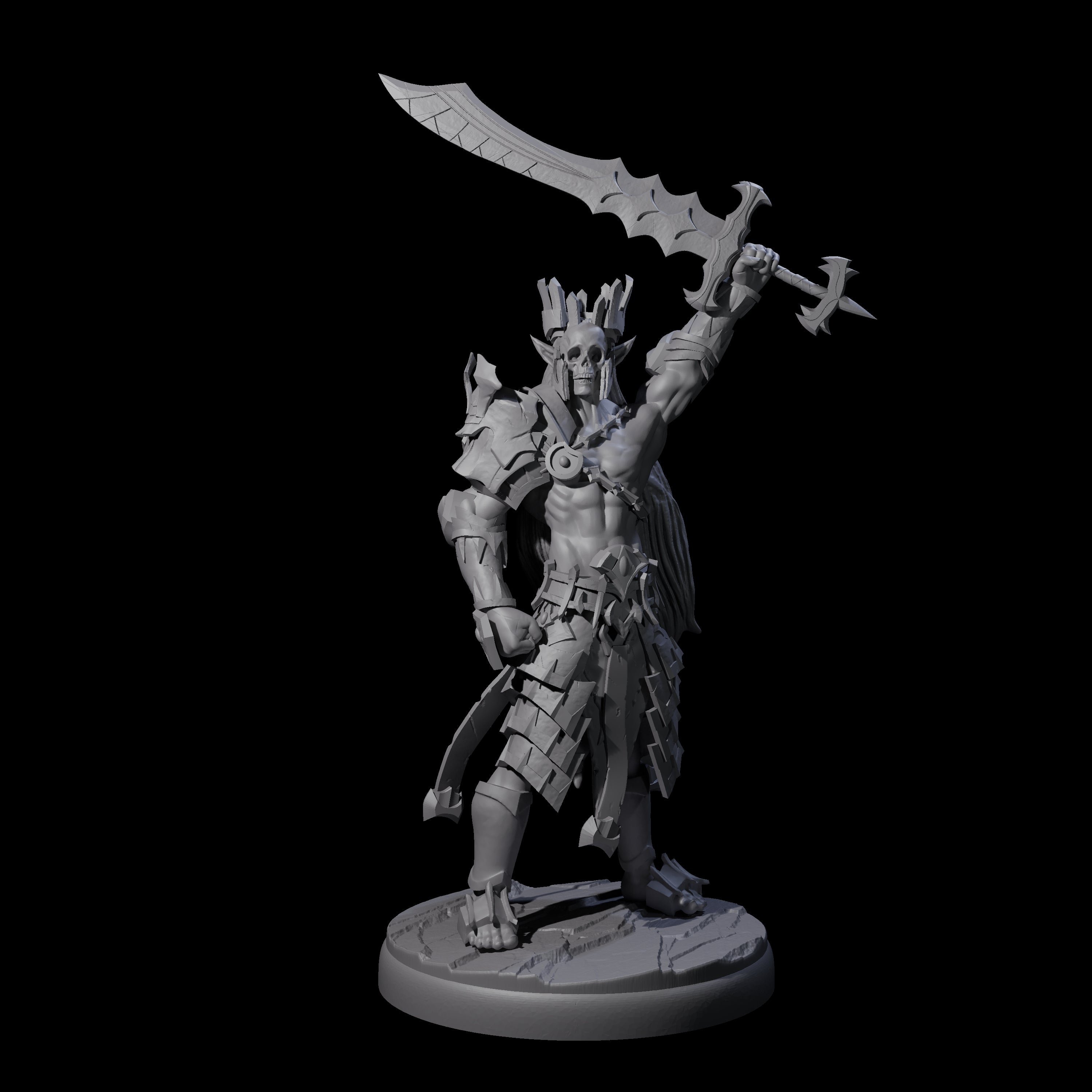 Deadly Dark Elf Marauder Company Miniature for Dungeons and Dragons, Pathfinder or other TTRPGs