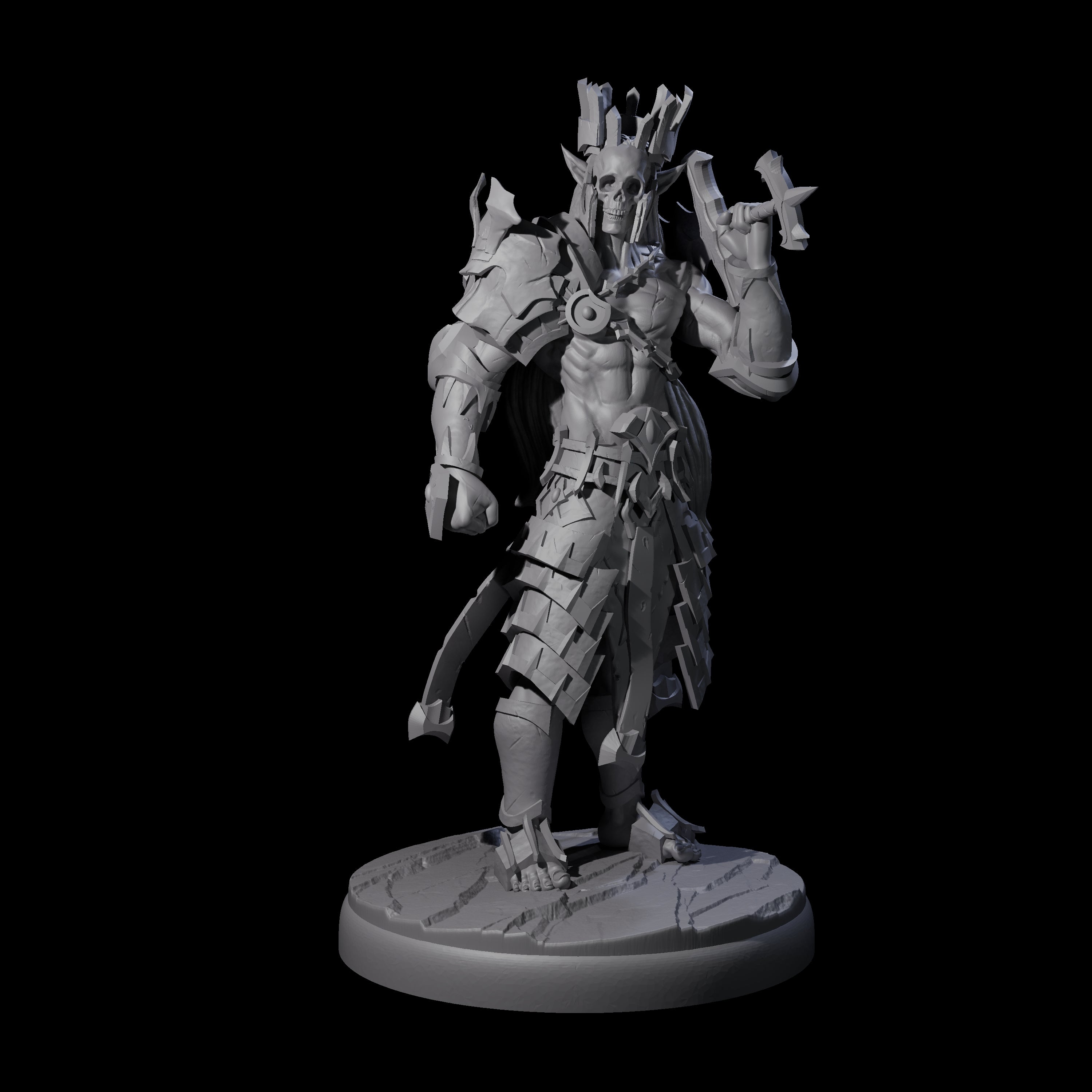 Deadly Dark Elf Marauder Company Miniature for Dungeons and Dragons, Pathfinder or other TTRPGs