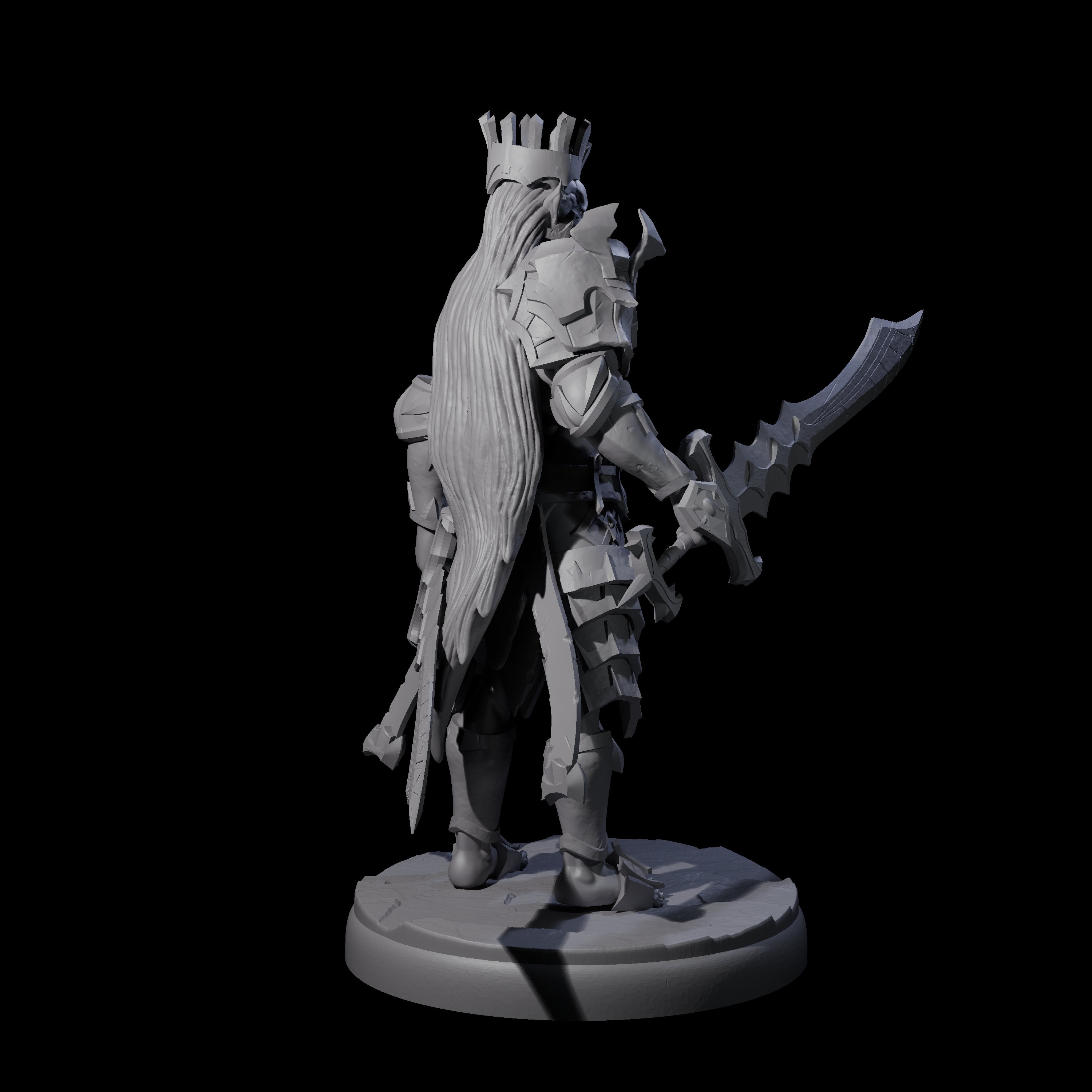 Deadly Dark Elf Marauder D Miniature for Dungeons and Dragons, Pathfinder or other TTRPGs