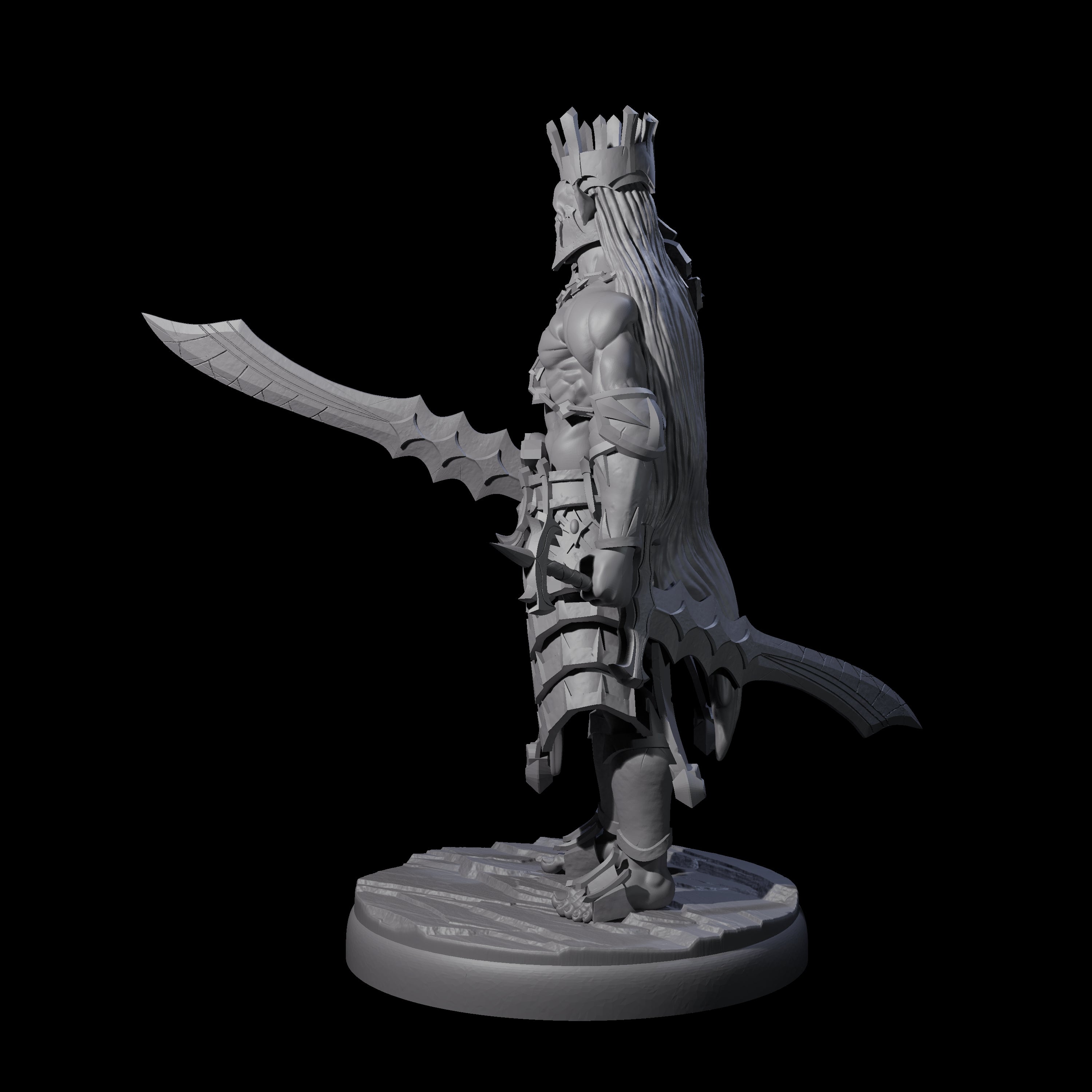 Deadly Dark Elf Marauder D Miniature for Dungeons and Dragons, Pathfinder or other TTRPGs