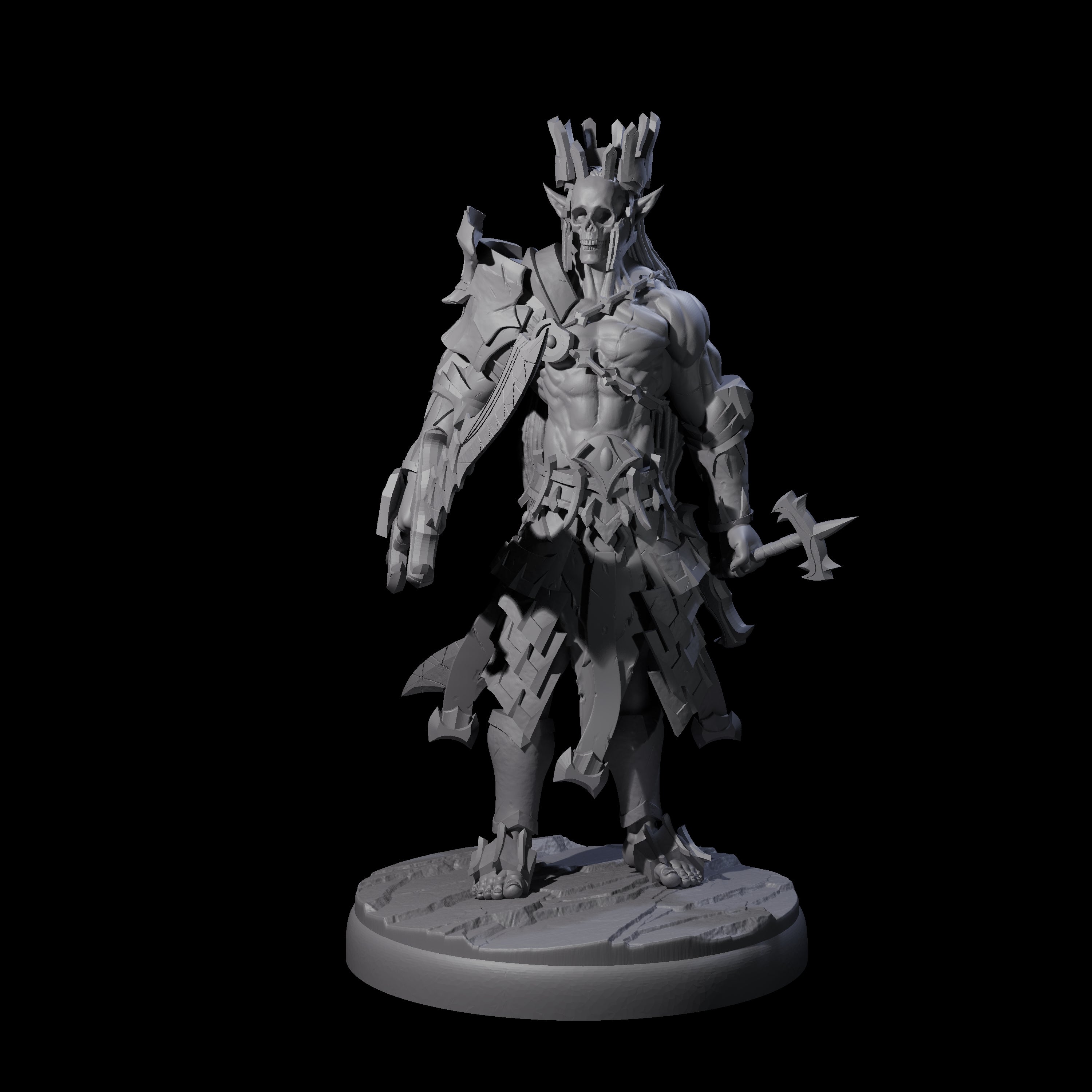 Deadly Dark Elf Marauder D Miniature for Dungeons and Dragons, Pathfinder or other TTRPGs