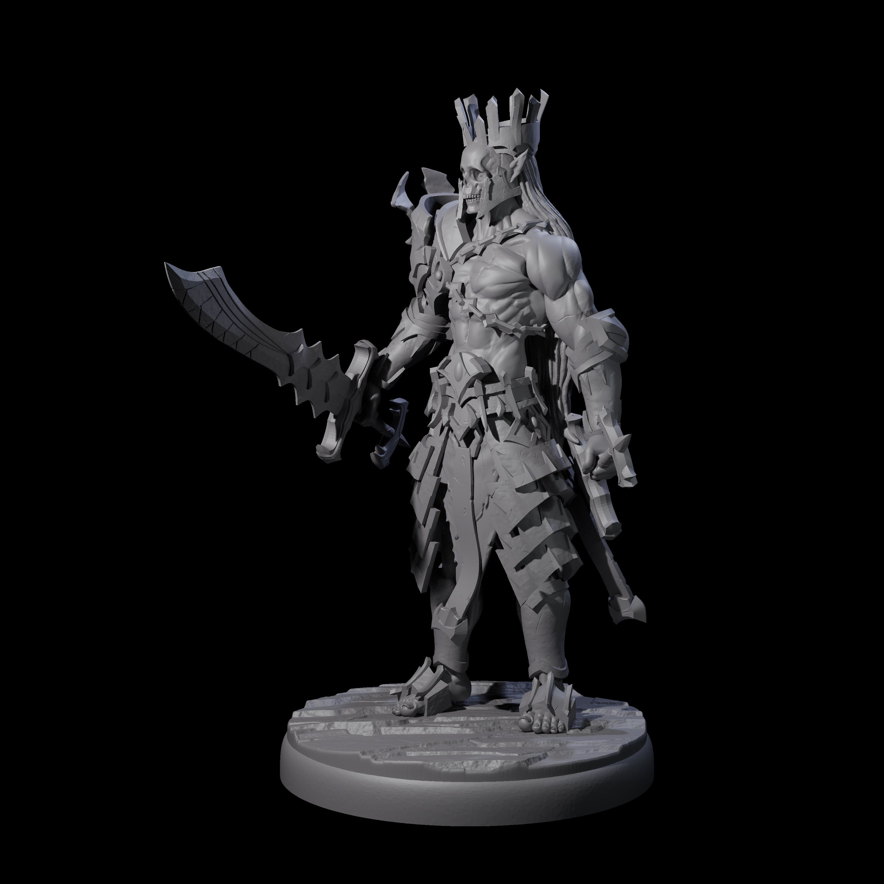 Deadly Dark Elf Marauder D Miniature for Dungeons and Dragons, Pathfinder or other TTRPGs