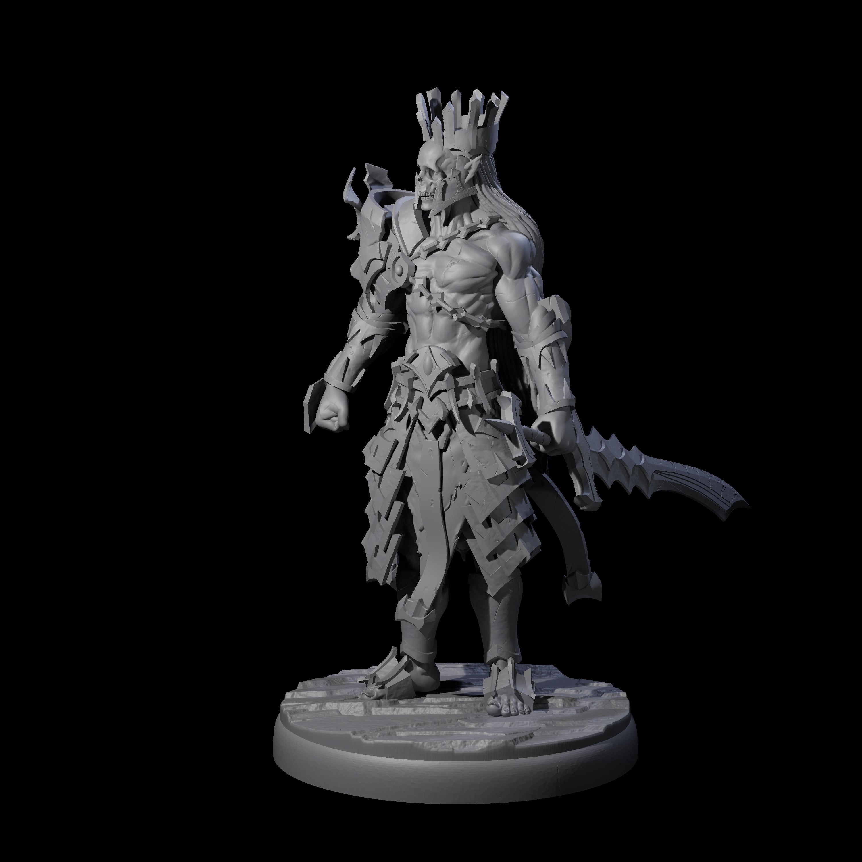 Deadly Dark Elf Marauder E Miniature for Dungeons and Dragons, Pathfinder or other TTRPGs