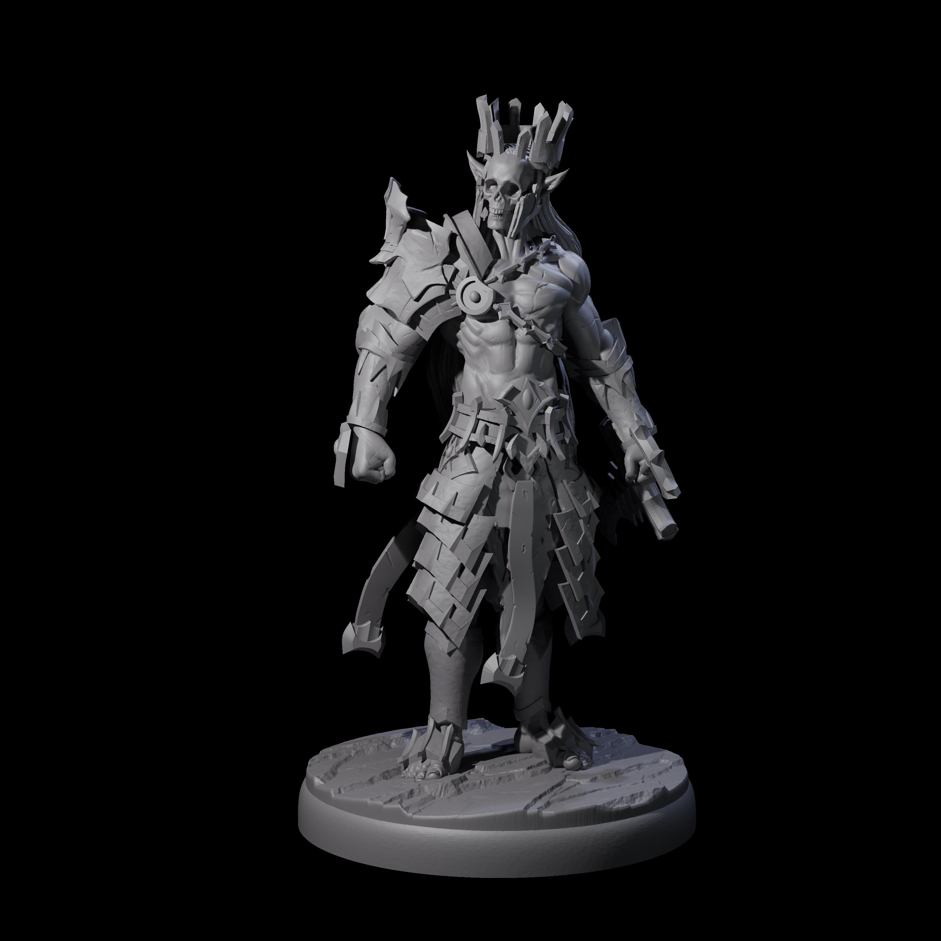 Deadly Dark Elf Marauder E Miniature for Dungeons and Dragons, Pathfinder or other TTRPGs