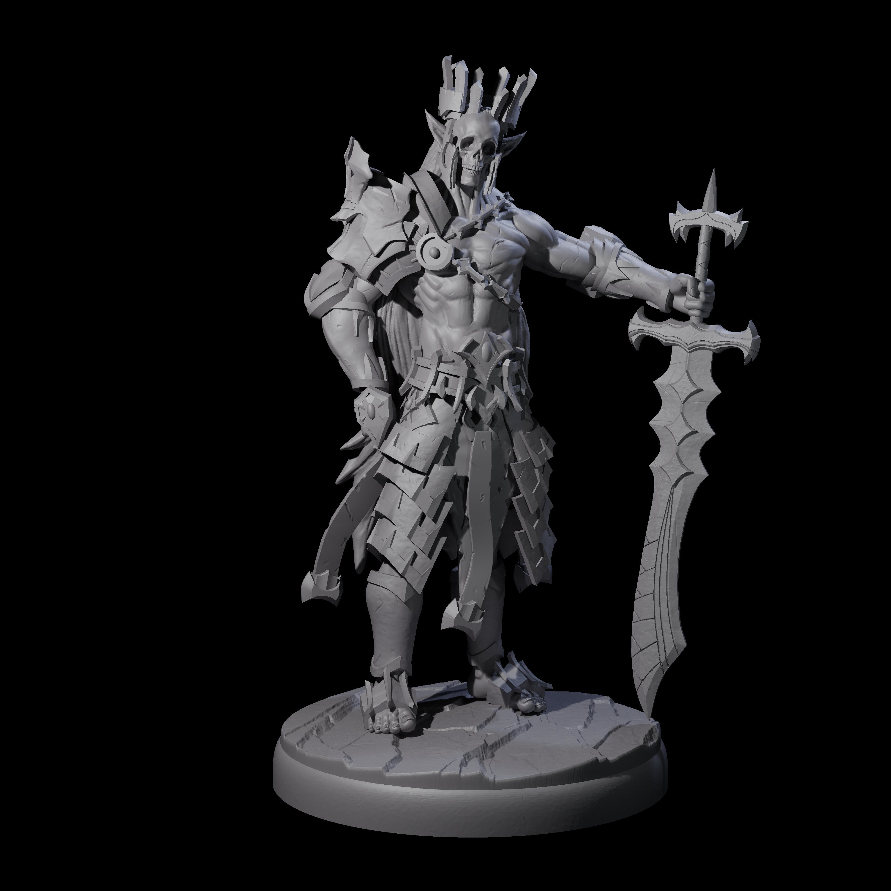 Deadly Dark Elf Marauder F Miniature for Dungeons and Dragons, Pathfinder or other TTRPGs