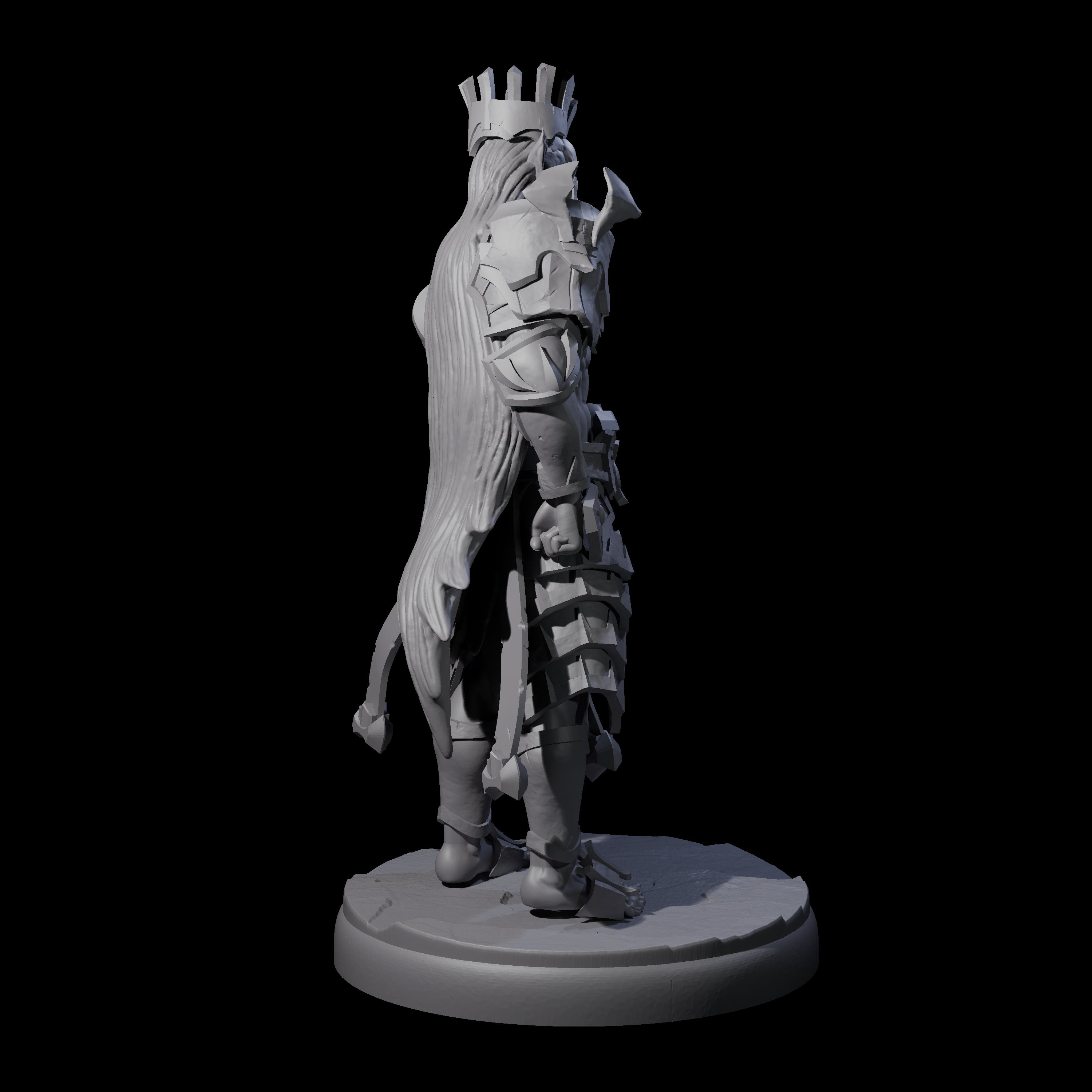 Deadly Dark Elf Marauder F Miniature for Dungeons and Dragons, Pathfinder or other TTRPGs