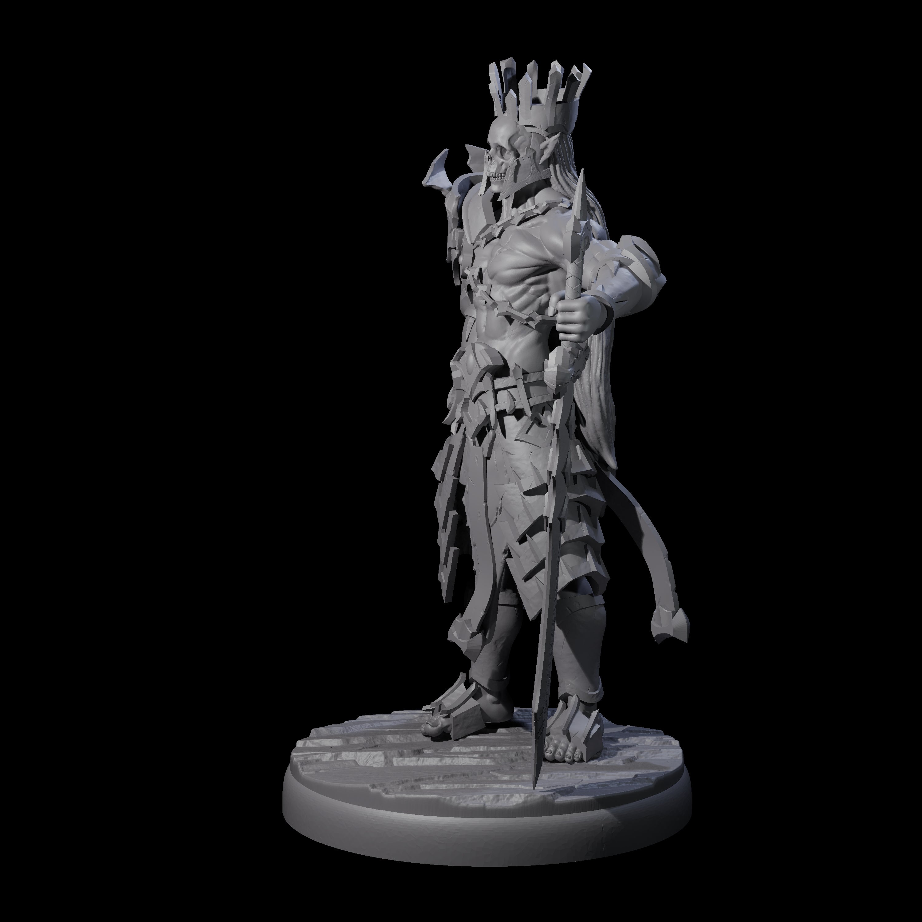 Deadly Dark Elf Marauder F Miniature for Dungeons and Dragons, Pathfinder or other TTRPGs