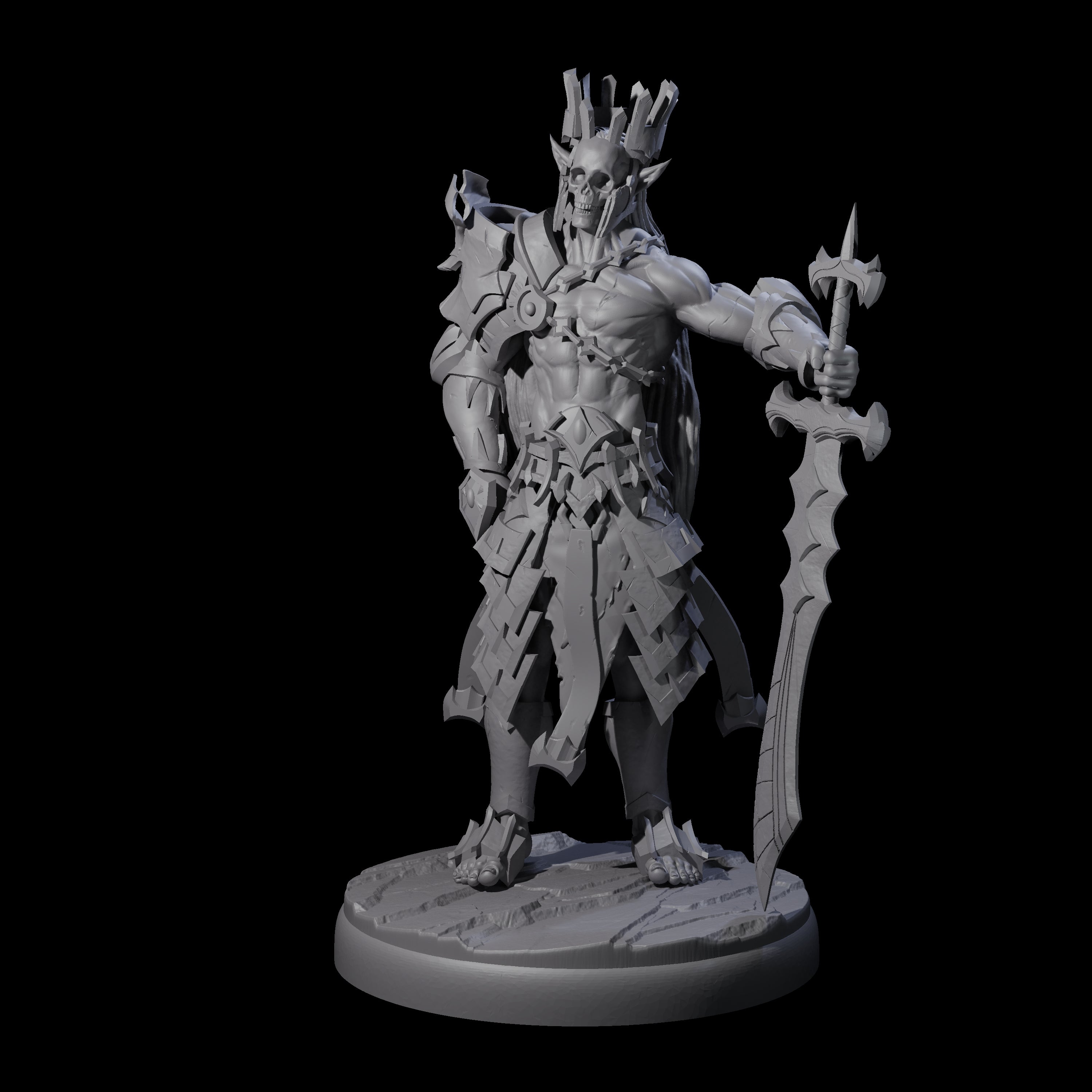 Deadly Dark Elf Marauder F Miniature for Dungeons and Dragons, Pathfinder or other TTRPGs