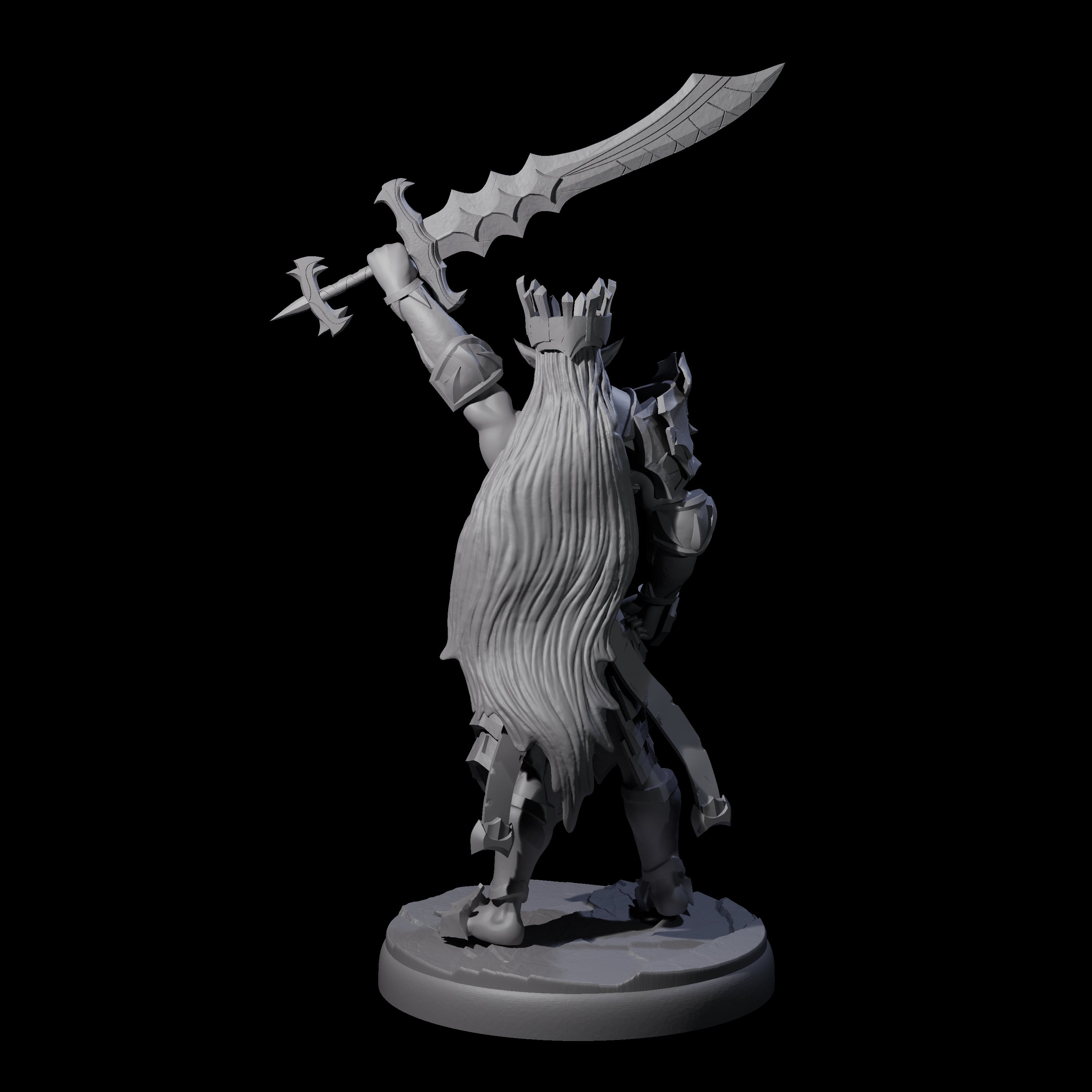 Deadly Dark Elf Marauder G Miniature for Dungeons and Dragons, Pathfinder or other TTRPGs