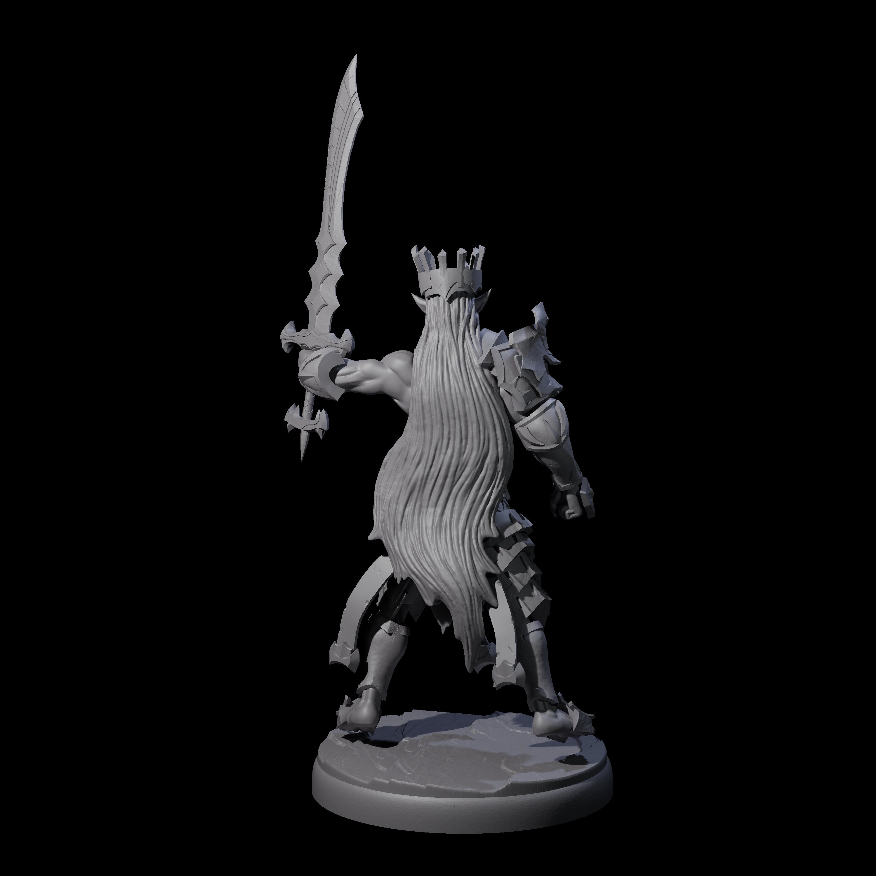 Deadly Dark Elf Marauder I Miniature for Dungeons and Dragons, Pathfinder or other TTRPGs