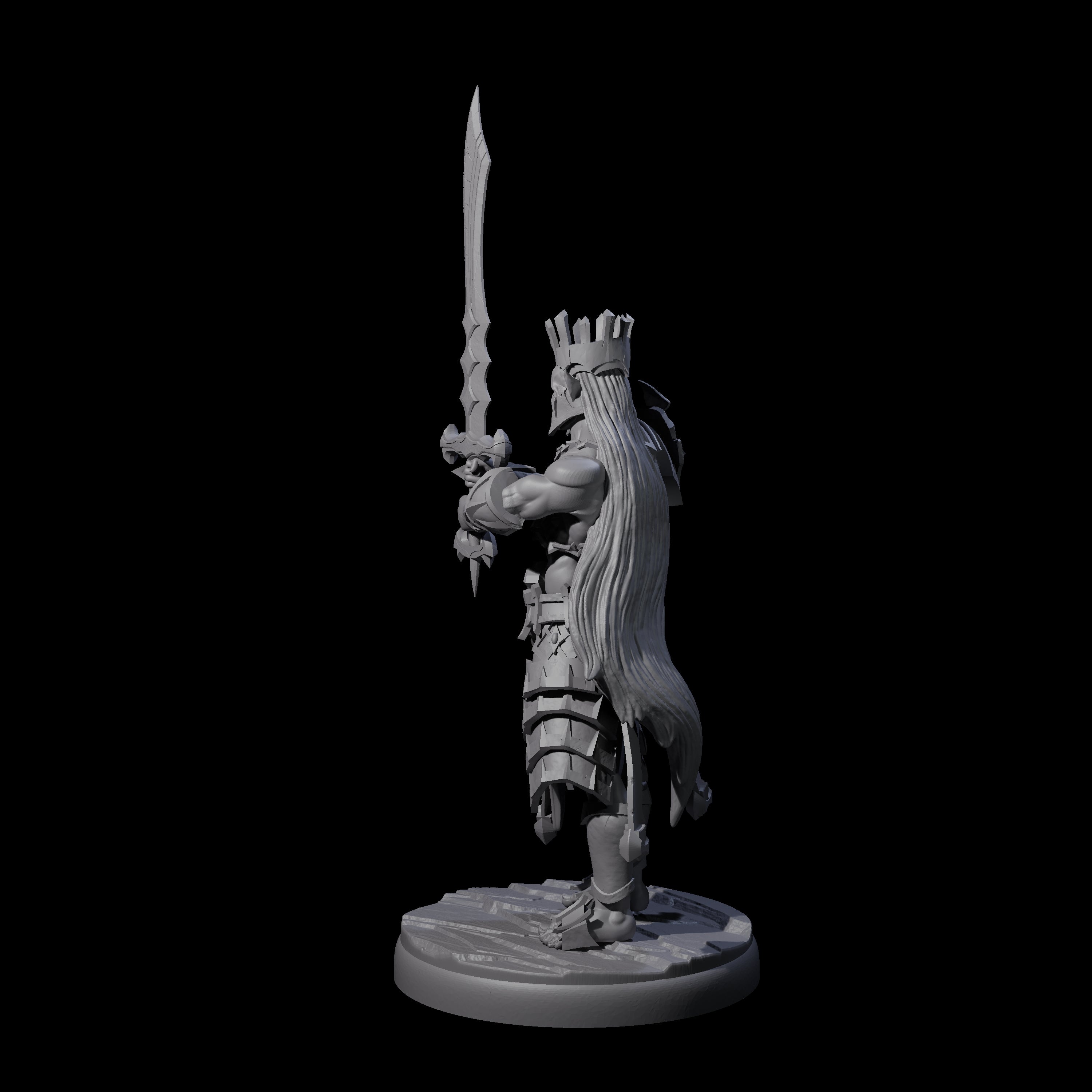 Deadly Dark Elf Marauder J Miniature for Dungeons and Dragons, Pathfinder or other TTRPGs