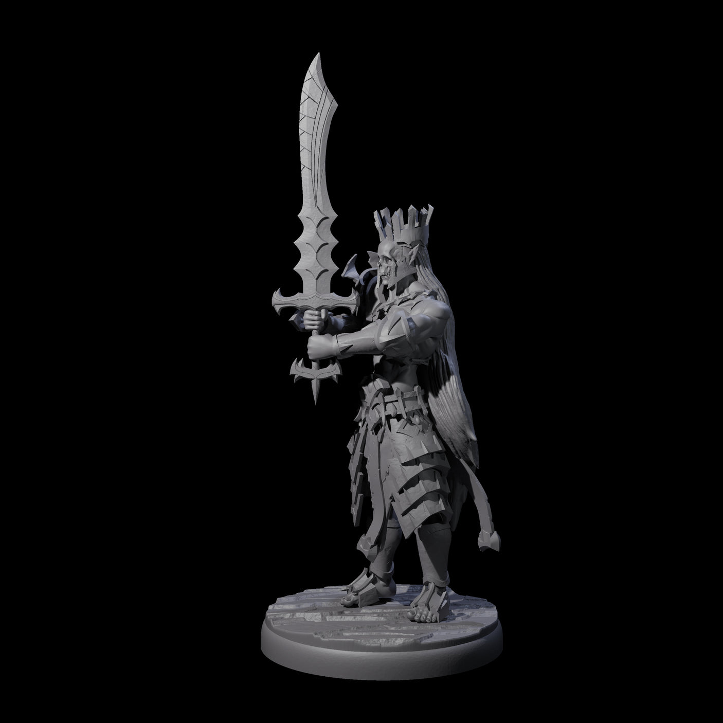 Deadly Dark Elf Marauder J Miniature for Dungeons and Dragons, Pathfinder or other TTRPGs