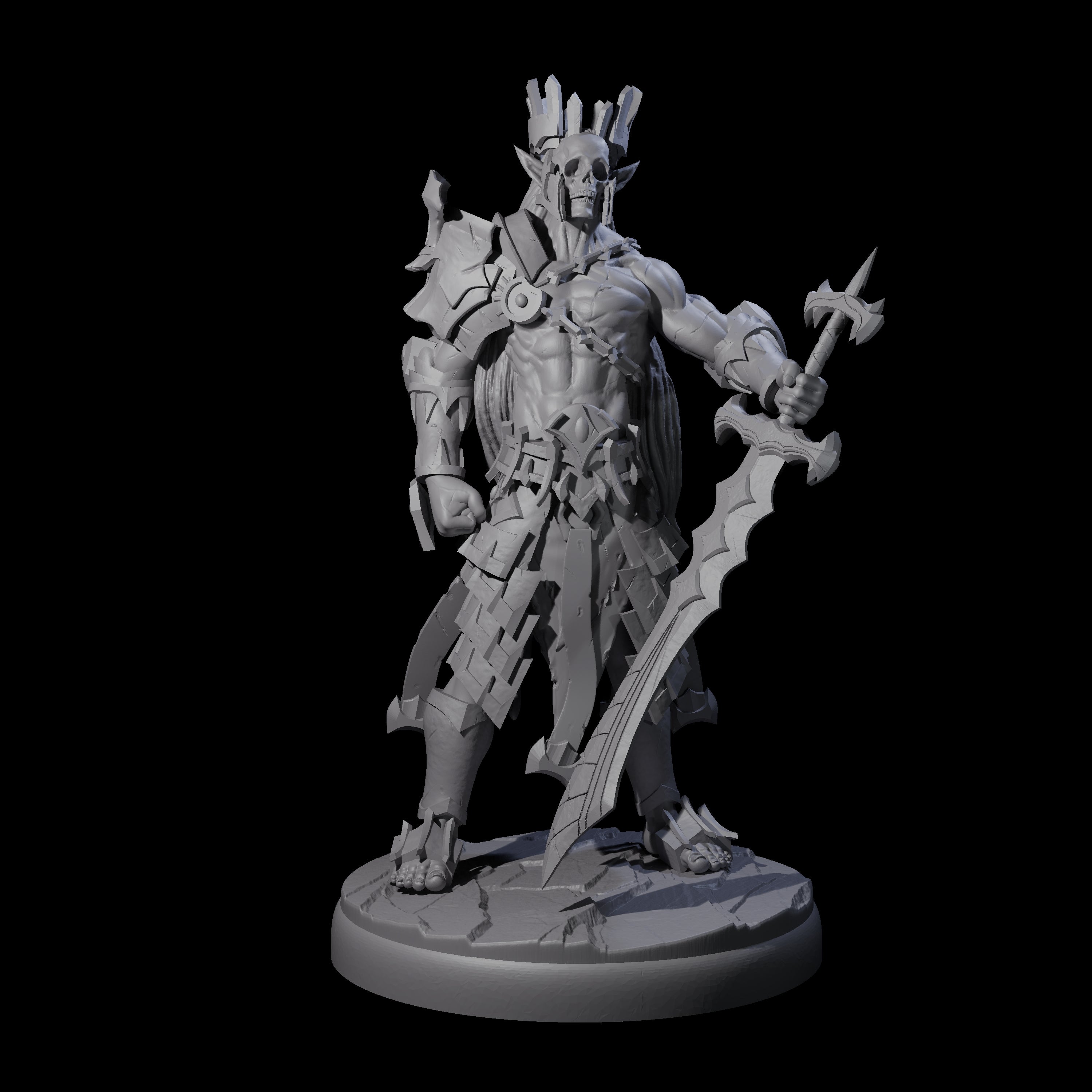 Deadly Dark Elf Marauder K Miniature for Dungeons and Dragons, Pathfinder or other TTRPGs