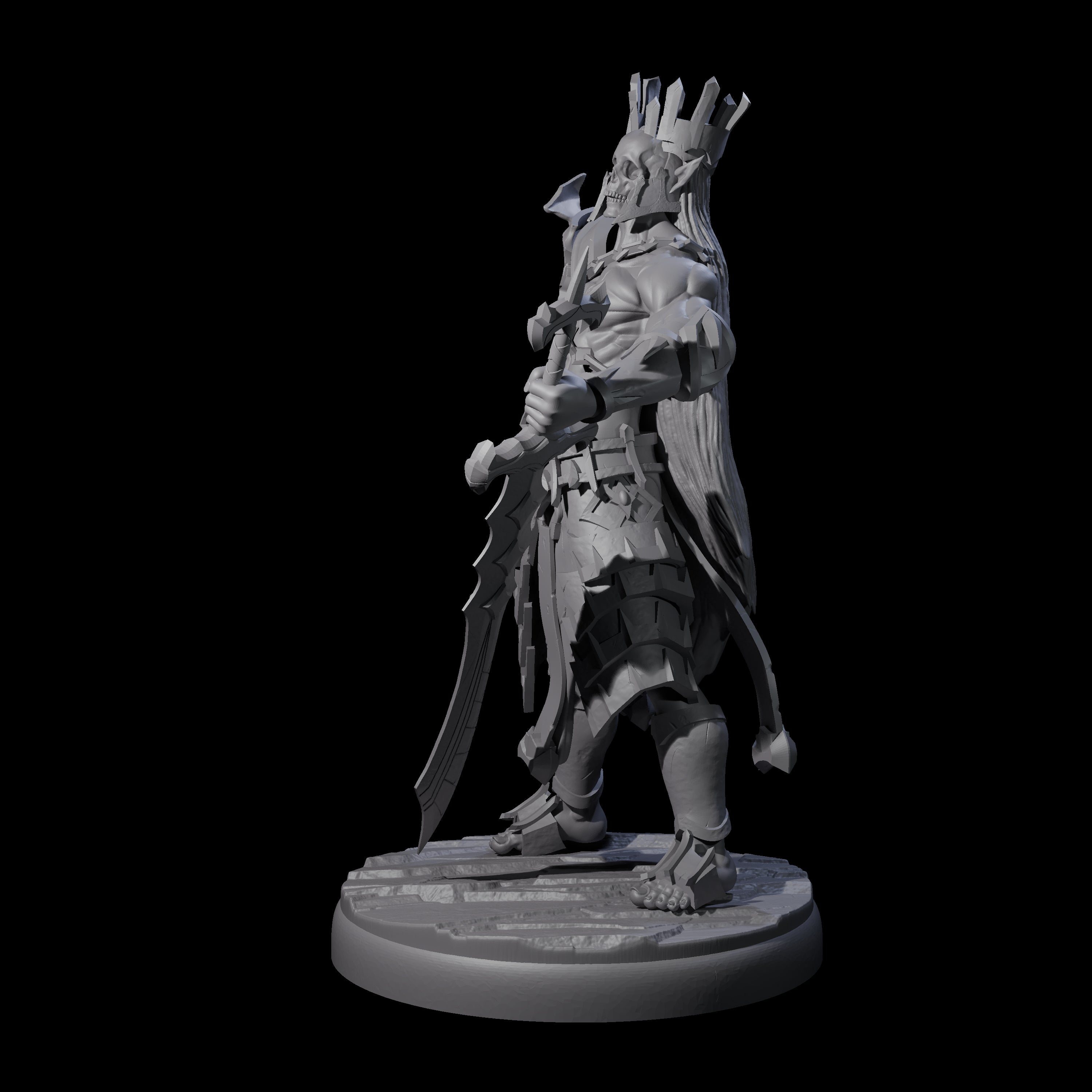 Deadly Dark Elf Marauder K Miniature for Dungeons and Dragons, Pathfinder or other TTRPGs