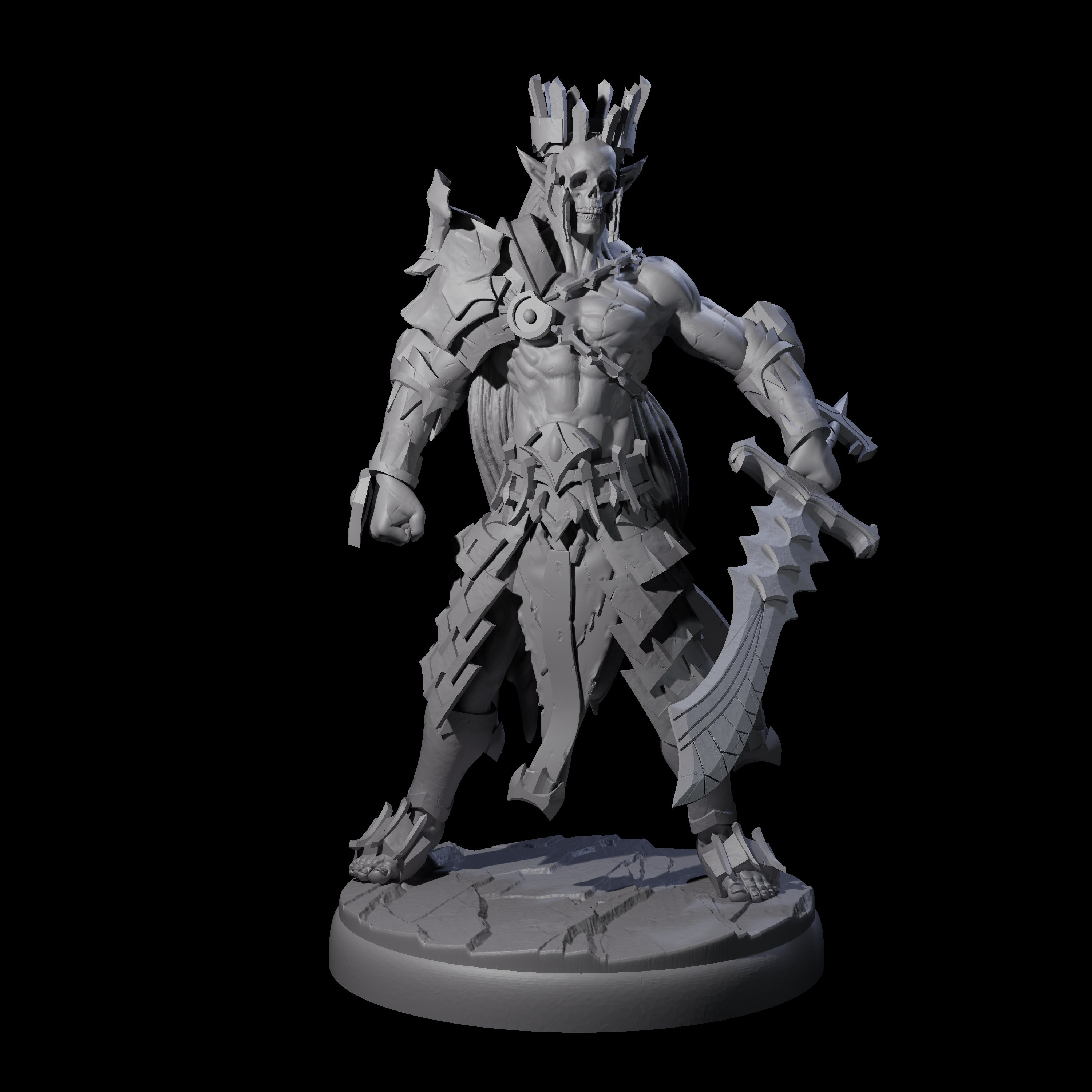 Deadly Dark Elf Marauder L Miniature for Dungeons and Dragons, Pathfinder or other TTRPGs