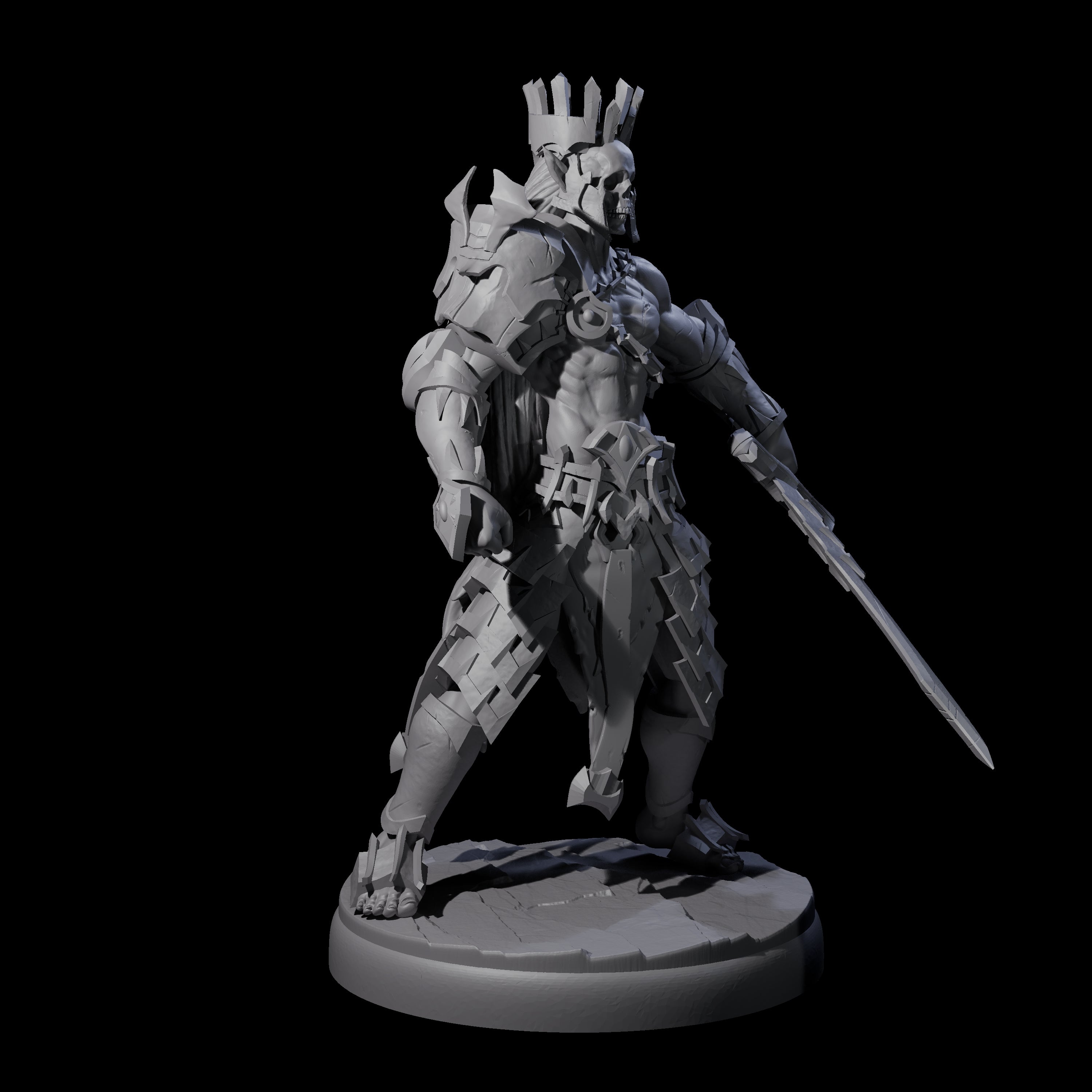 Deadly Dark Elf Marauder L Miniature for Dungeons and Dragons, Pathfinder or other TTRPGs